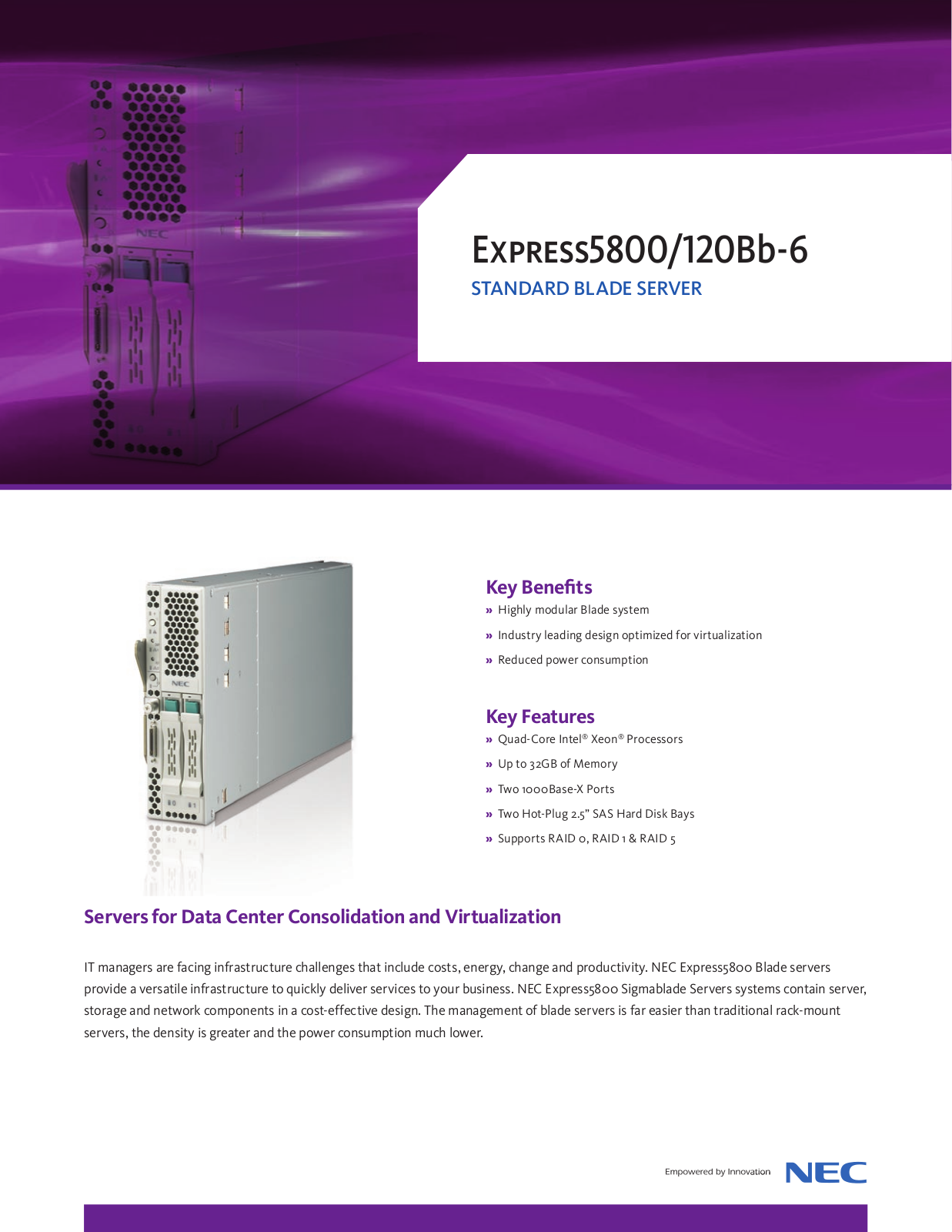 NEC 120Bb-6 User Manual