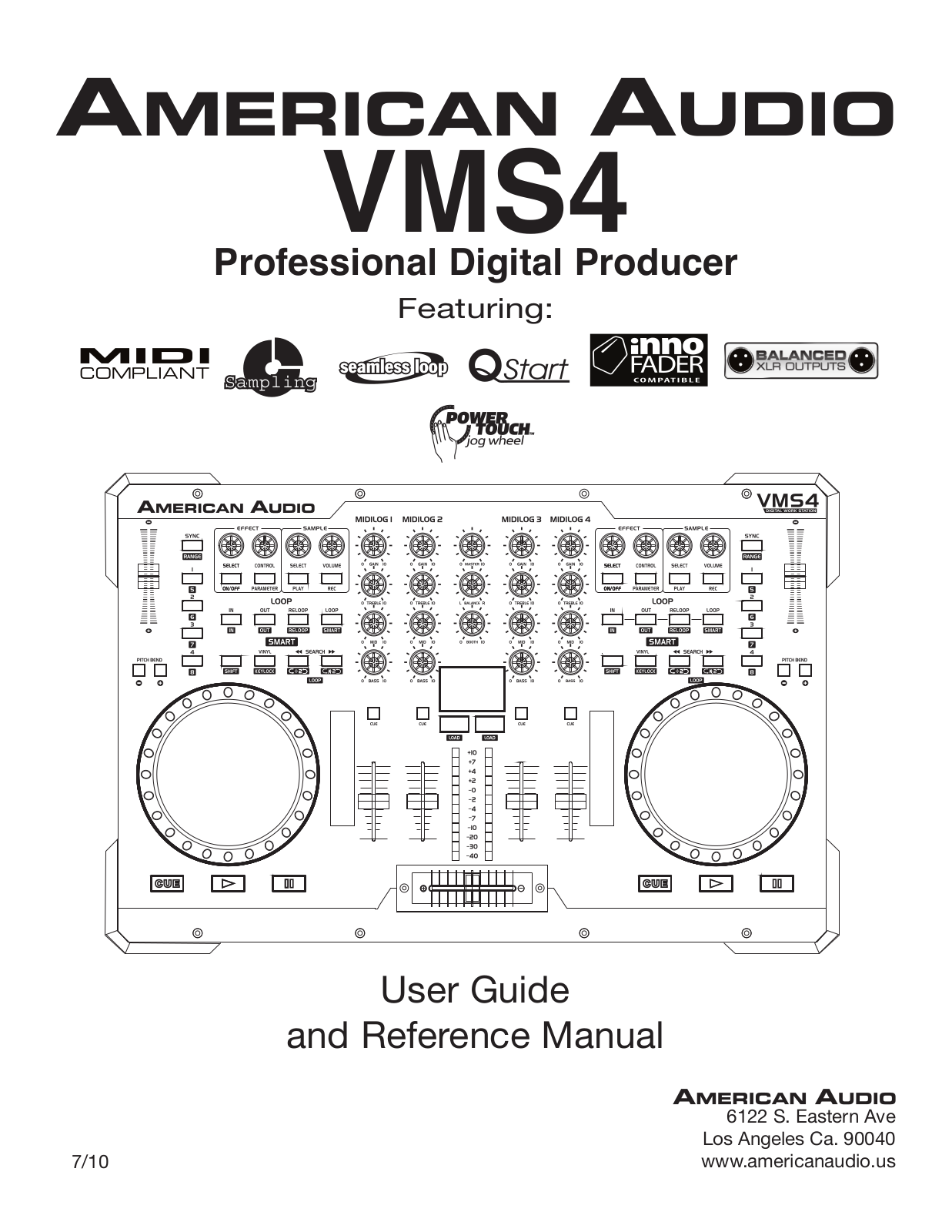 American Audio VMS4 User Manual