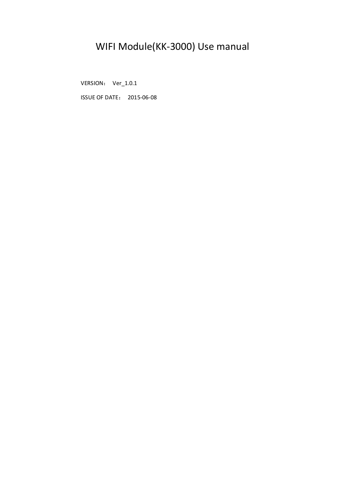 KanKunIT Technology KK3000 User Manual
