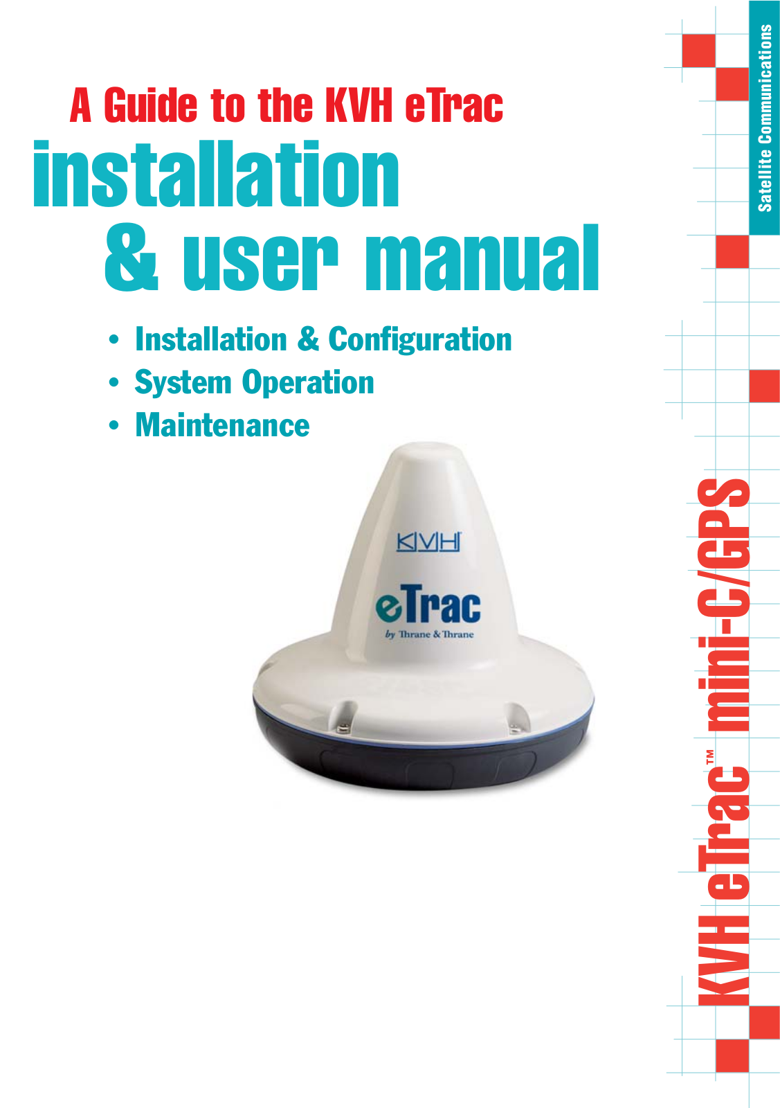 KVH Industries eTrac User Manual