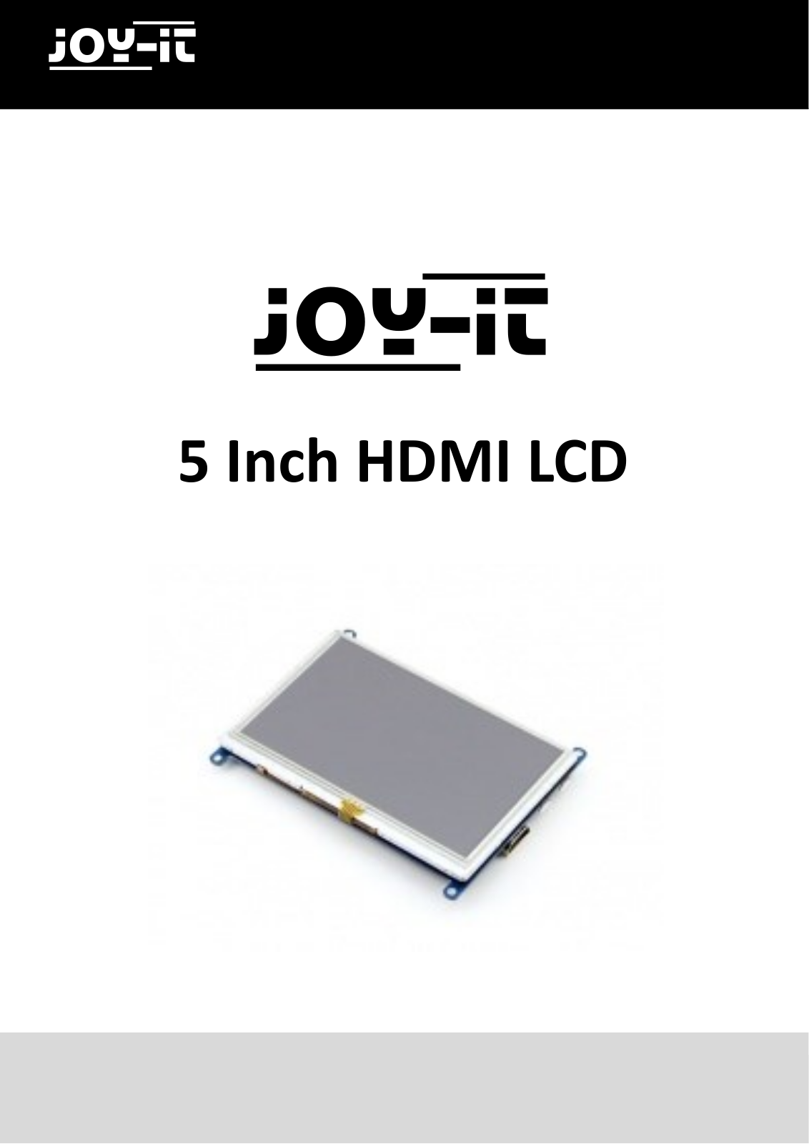 Joy-it RB-LCD5 User guide