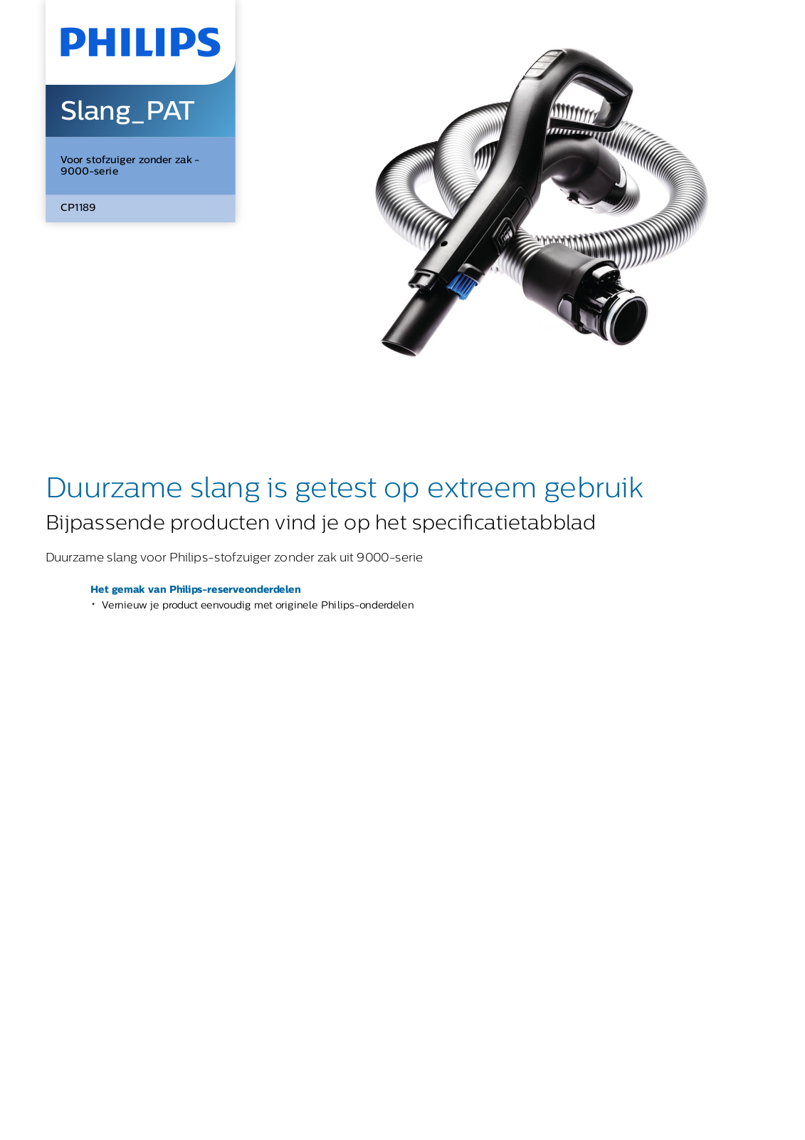 Philips CP1189/01 Leaflet - ManualMachine.com