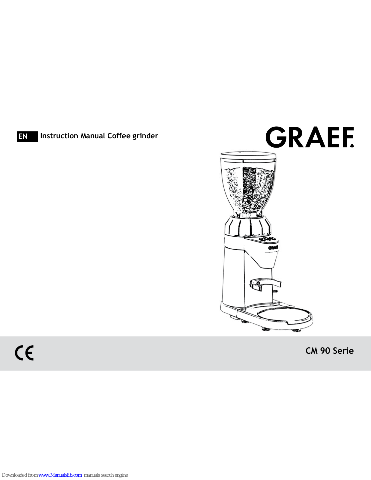 Graef CM 90 Serie Instruction Manual