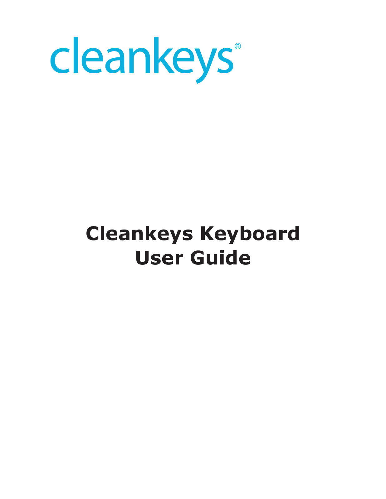 Cleankeys CKPXXW, CKD User Manual