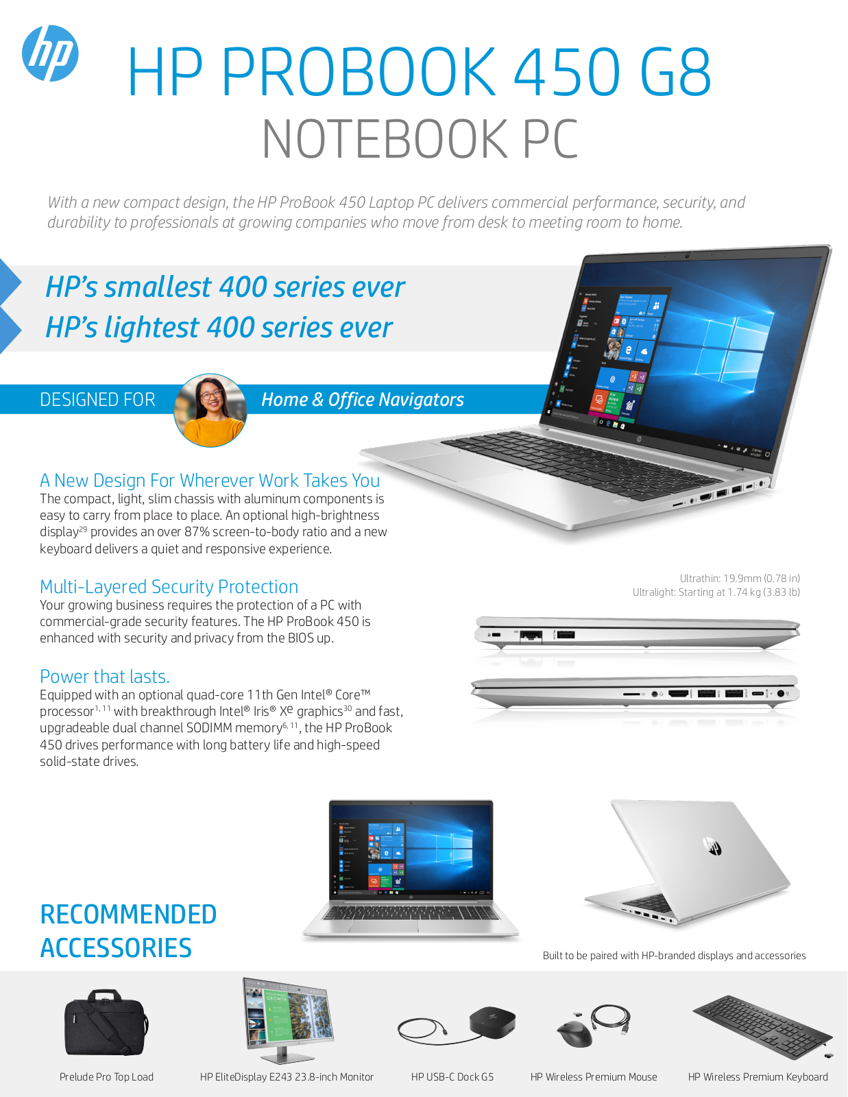 HP PROBOOK 450 G8 Specifications