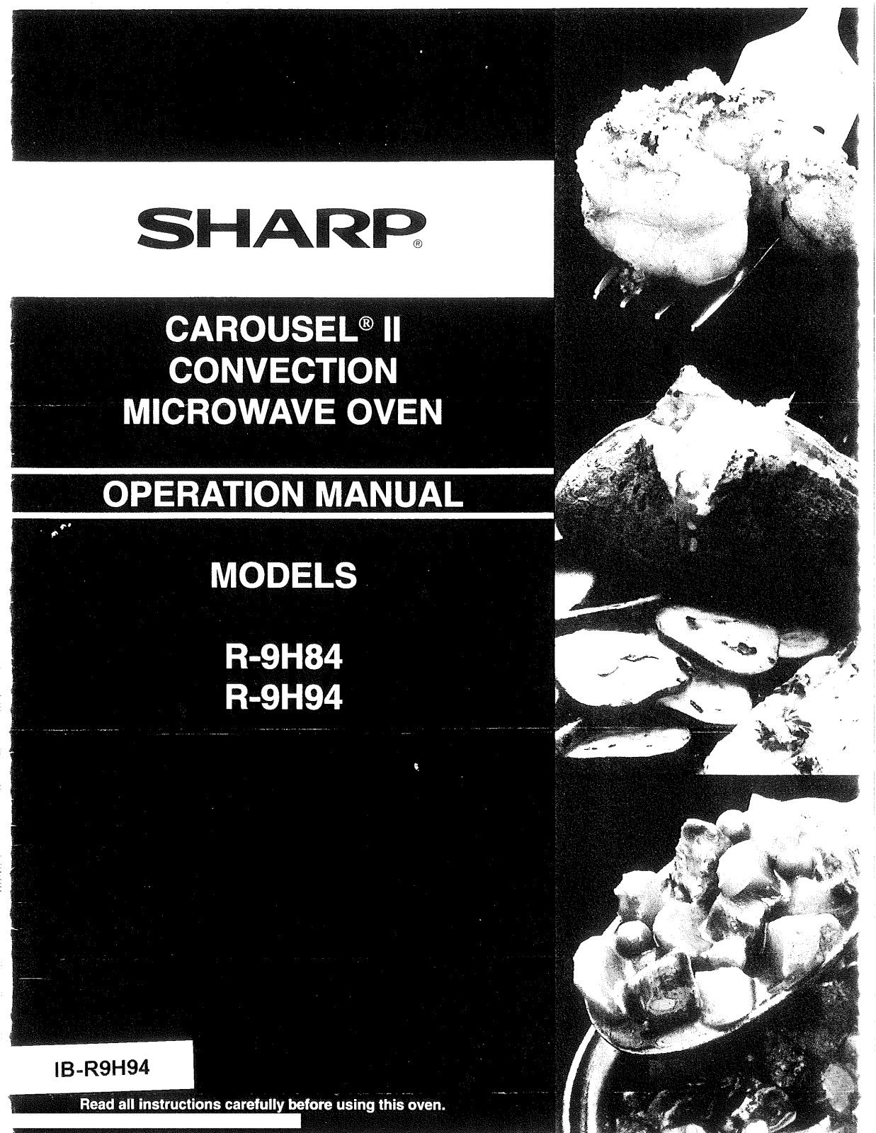 Sharp R-9H94 Operation Manual - ManualMachine.com