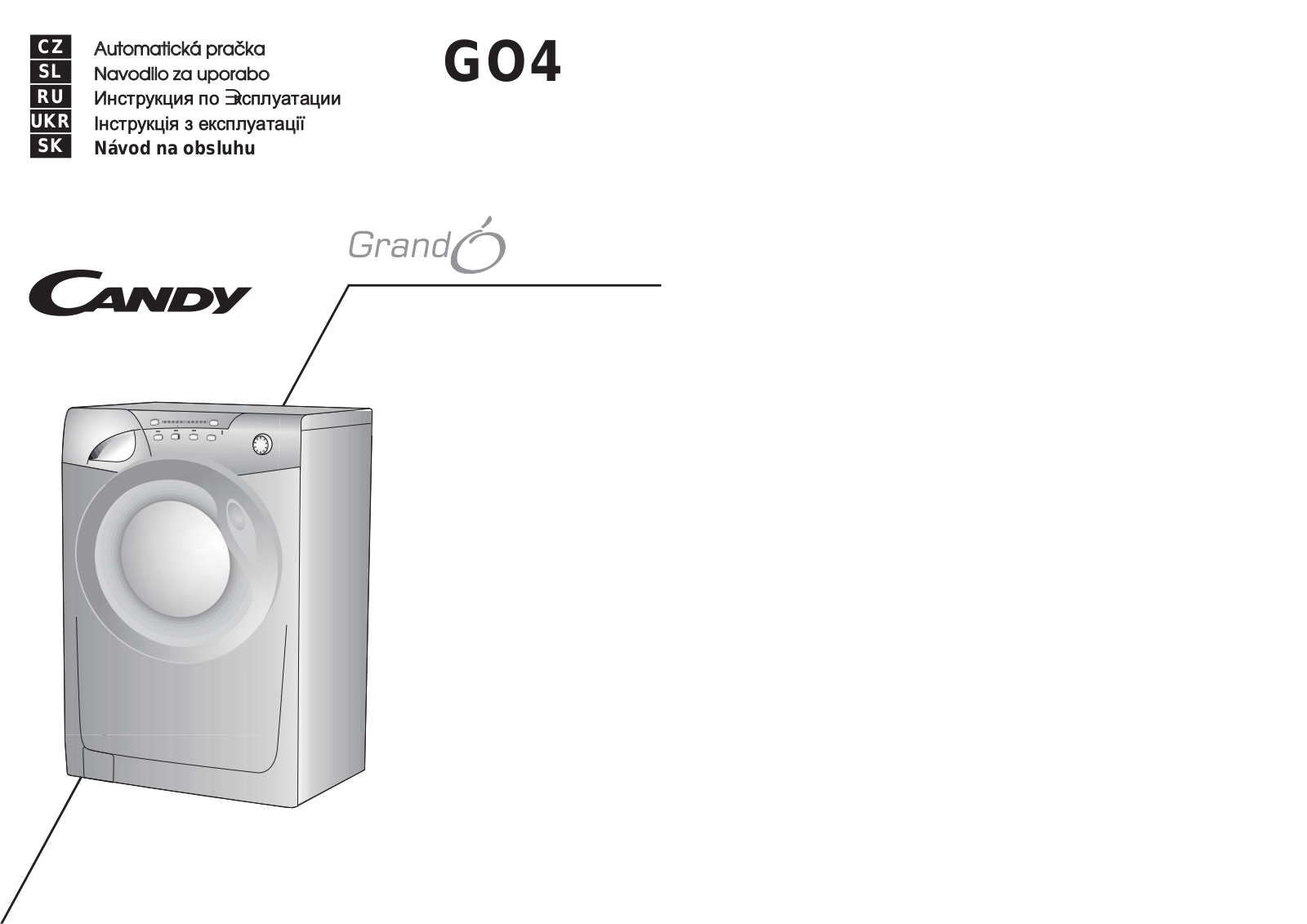 Candy GO4 105 User Manual