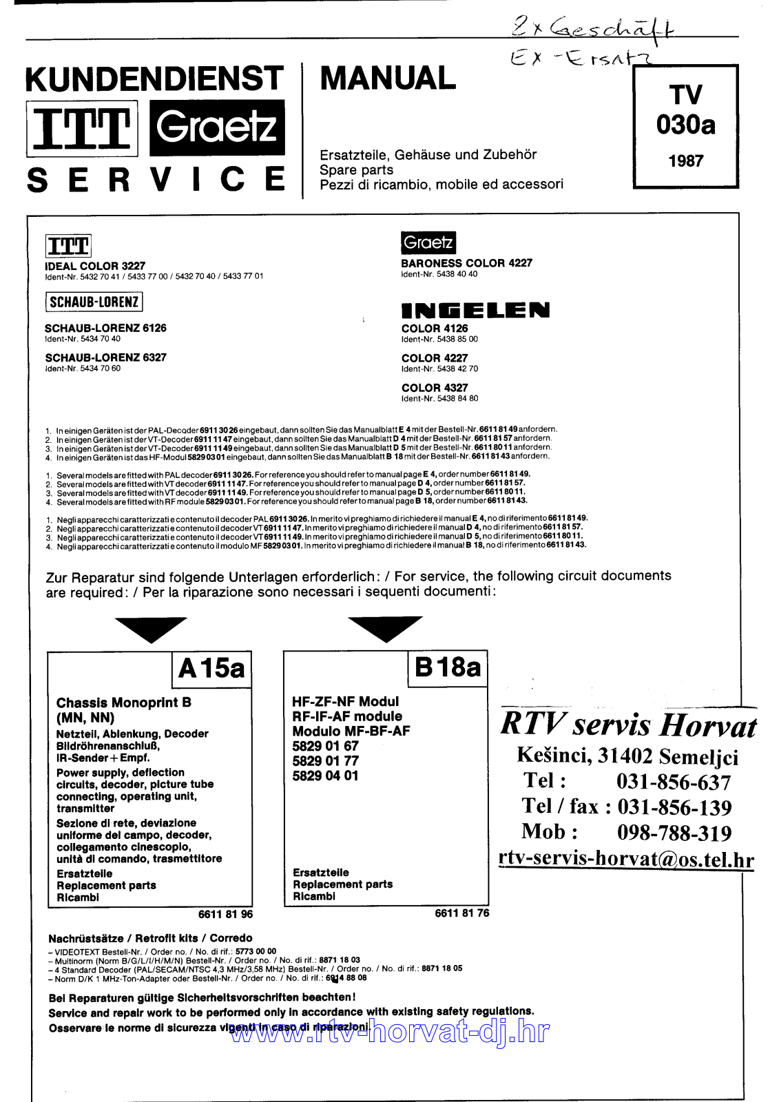 ITT 3227 Schematic