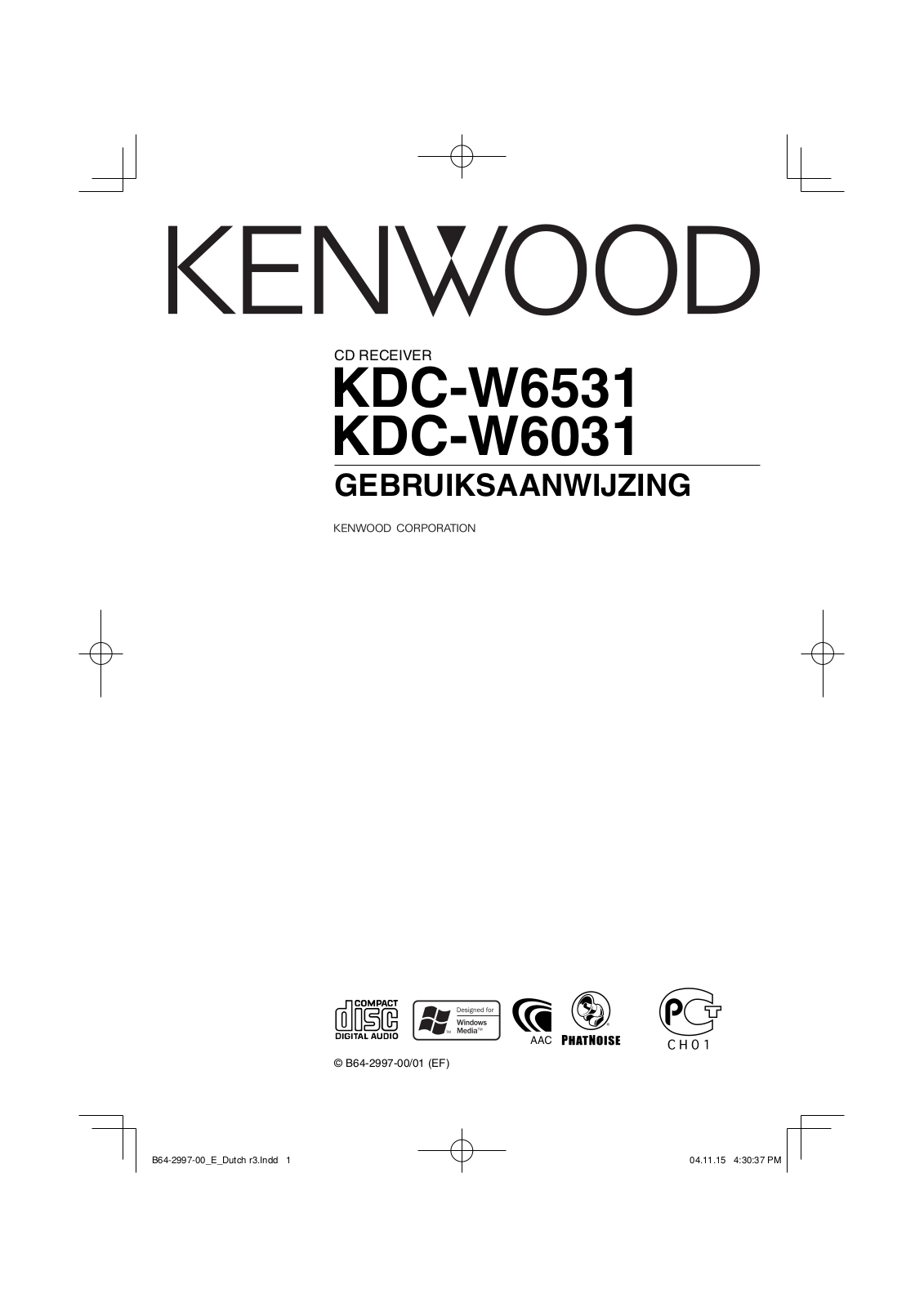 Kenwood KDC-W6531, KDC-W6031 User Manual