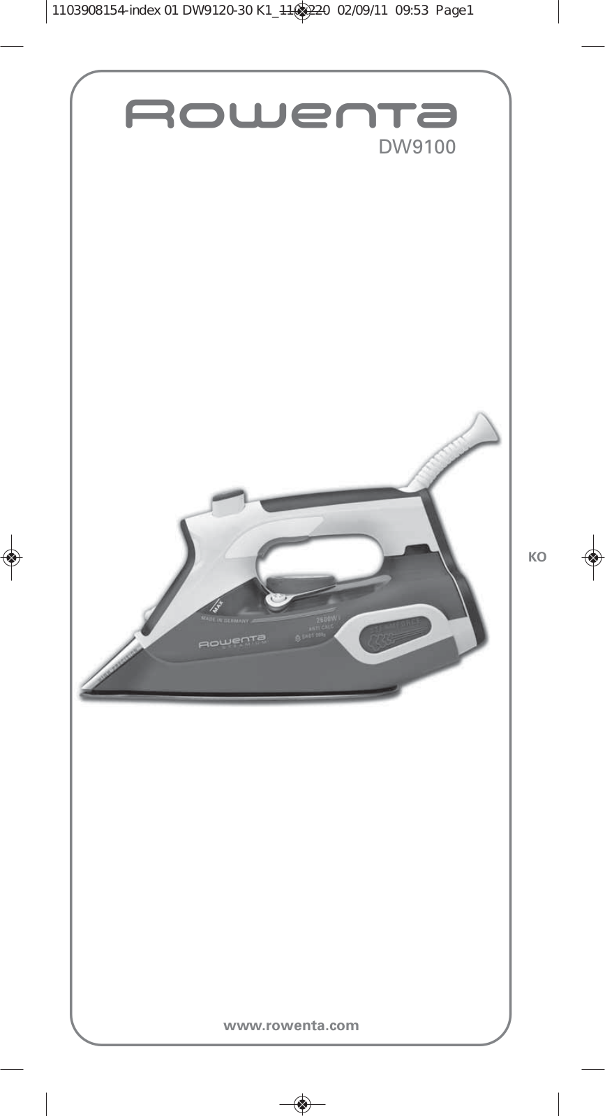 Rowenta DW 9121 User Manual