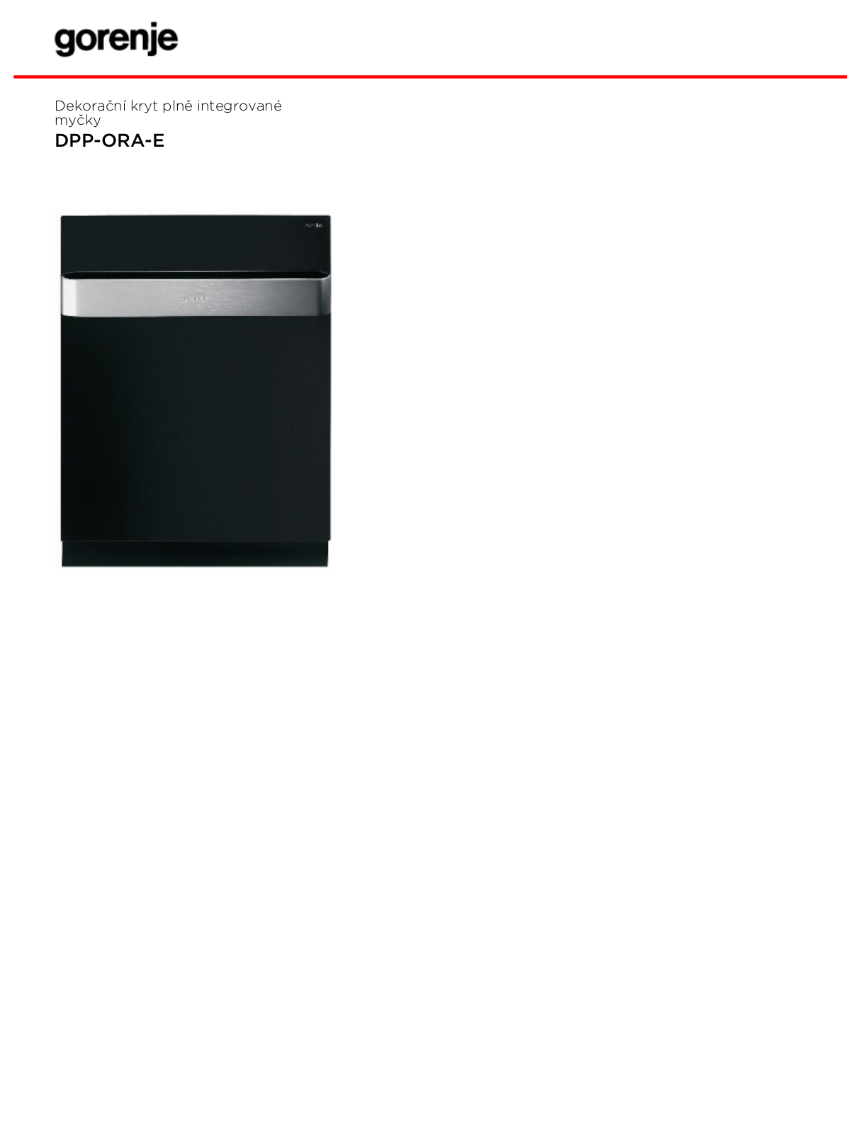 Gorenje DPP-ORA-E User Manual