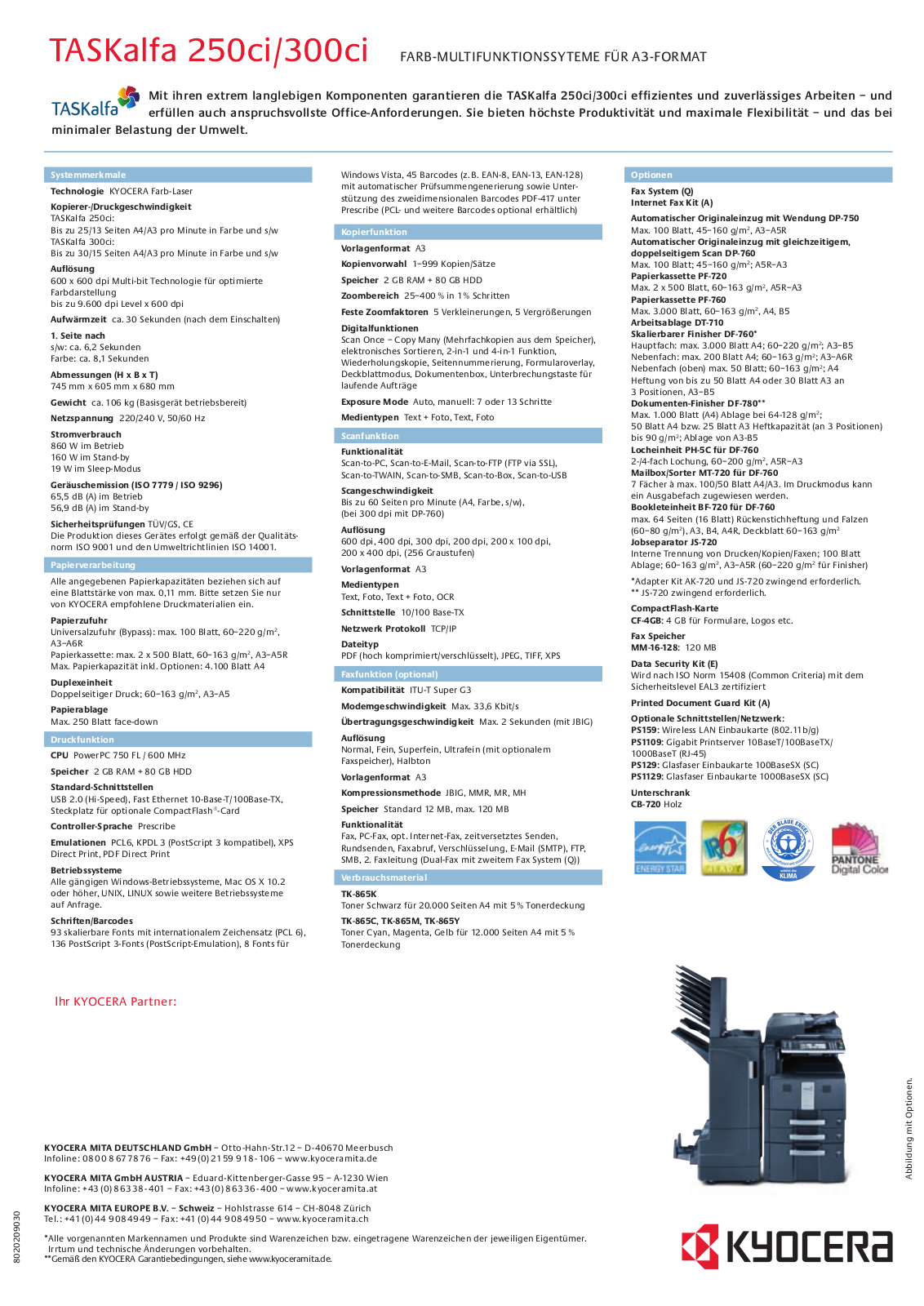 Kyocera TASKalfa 250ci, TASKalfa 300ci Brochure