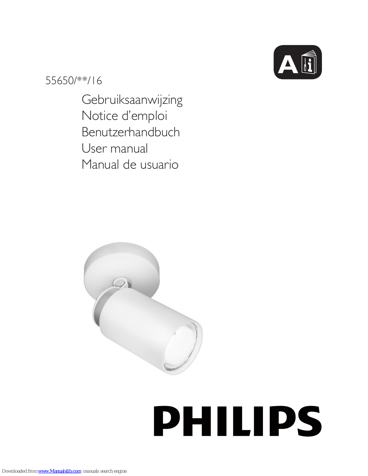 Philips 55650-31-16, 55650-48-16, 55650/**/16 User Manual - ManualMachine.com