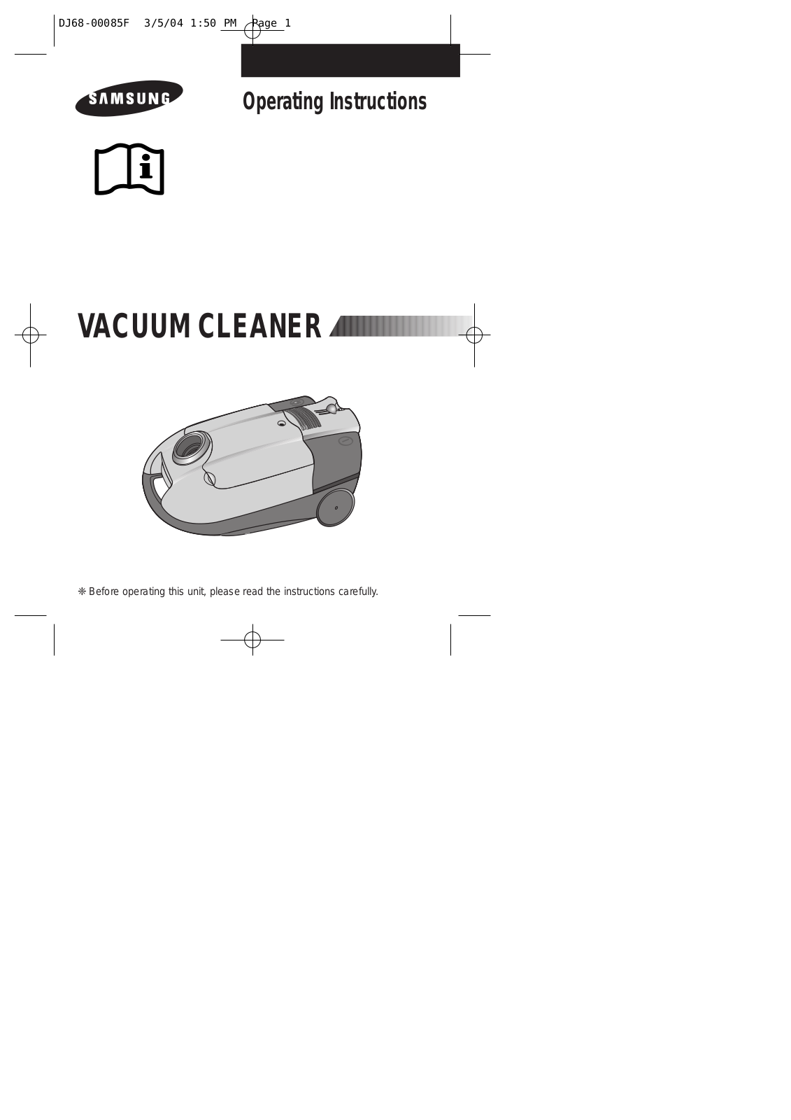 Samsung VC-7615 User Manual