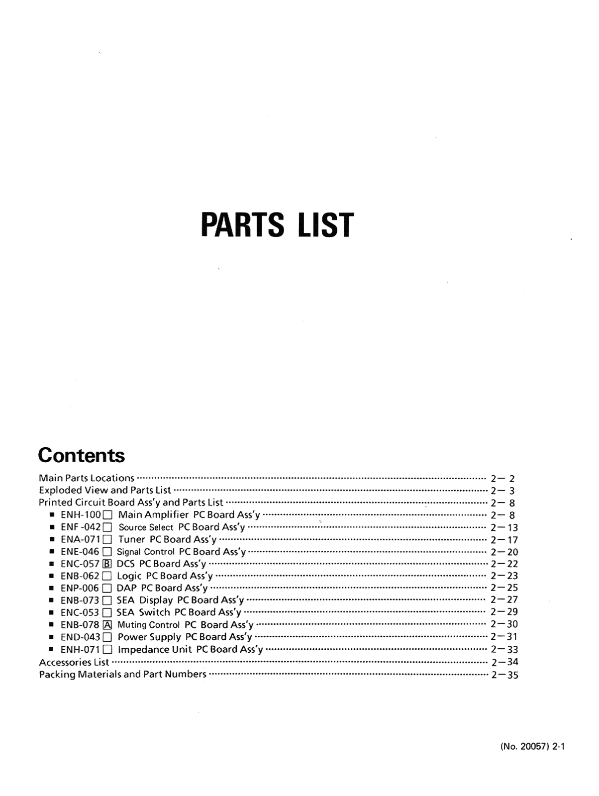 JVC RX-1001 Service manual