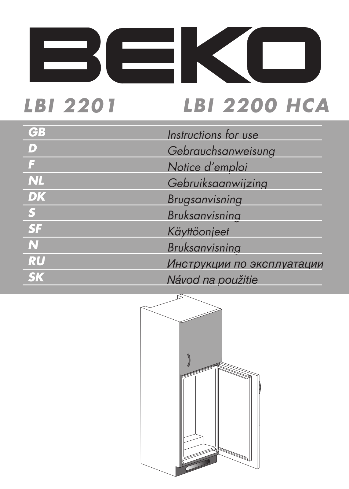 Beko LBI 2201 User Manual