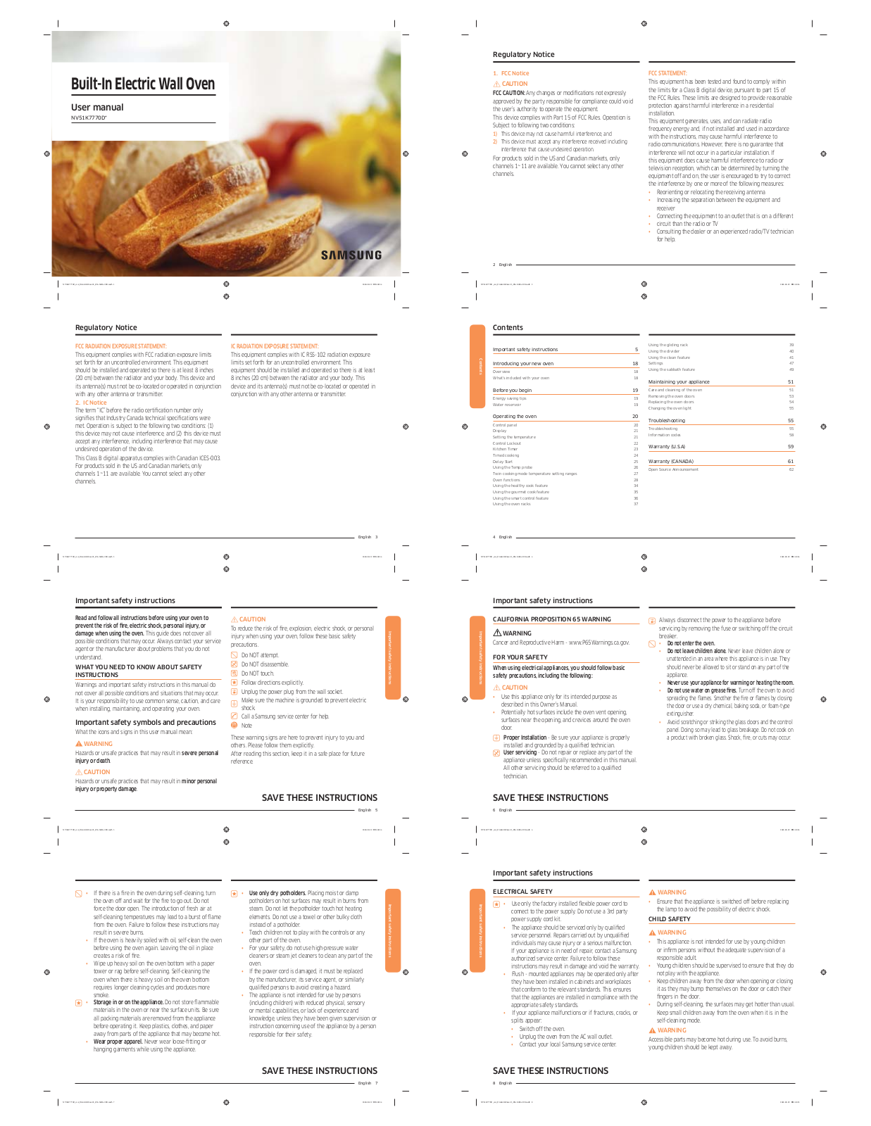 Samsung NV51K7770D User Manual