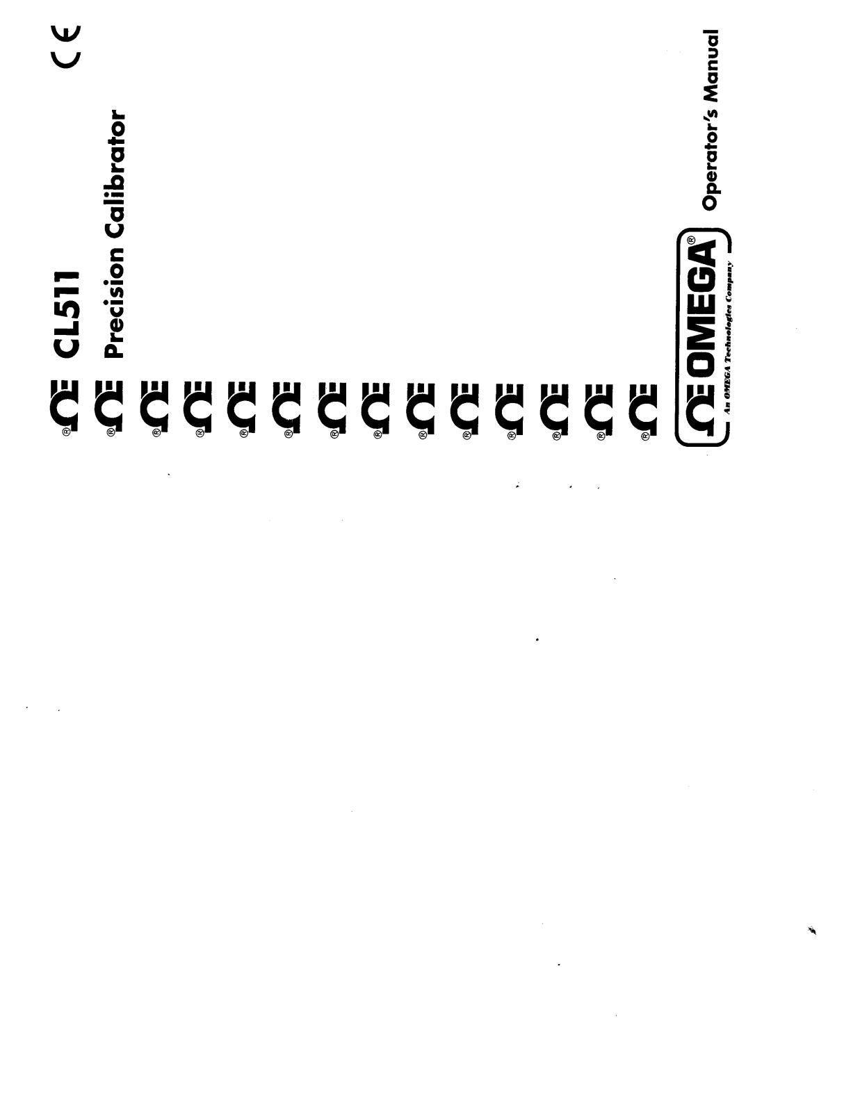 Omega Products CL511 Installation  Manual