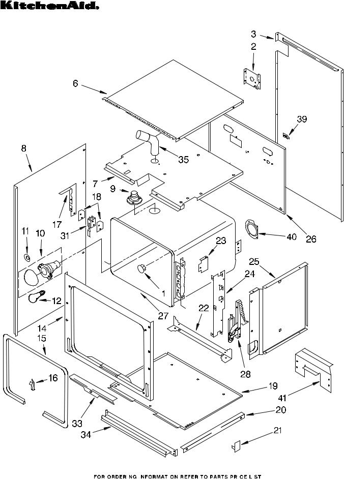 KitchenAid KEBS276YWH0 Parts List