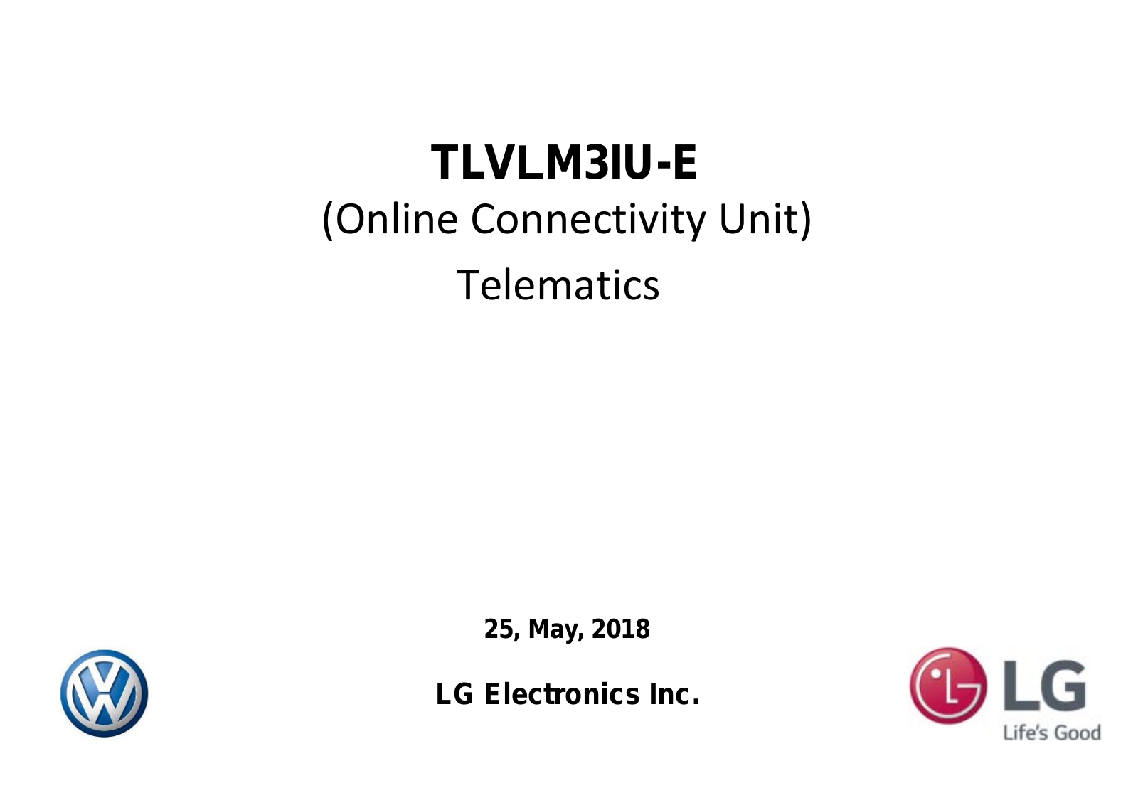 LG TLVLM3IU E Users manual