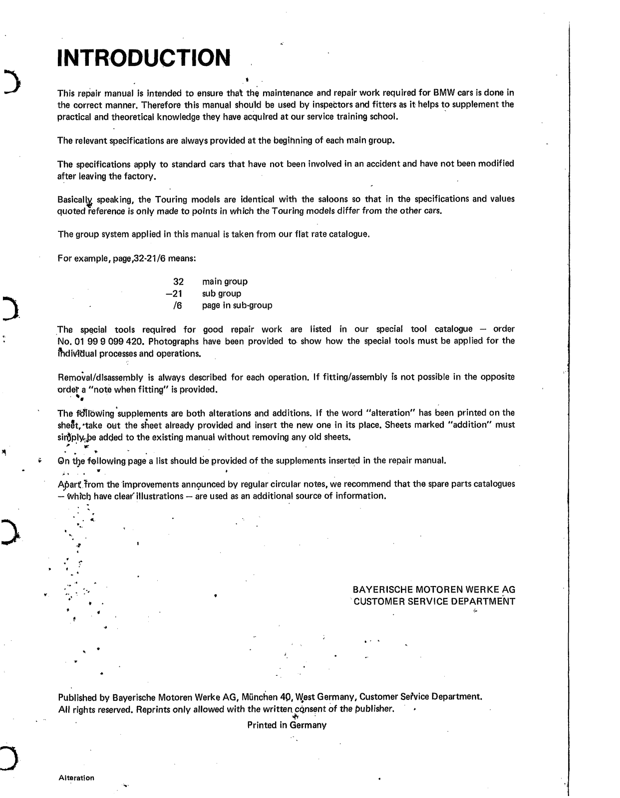 BMW 2002 User Manual