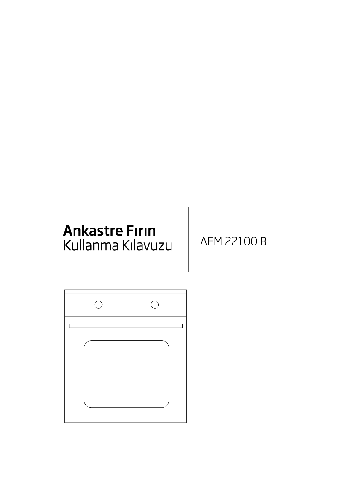 Beko AFM 22100 B User manual