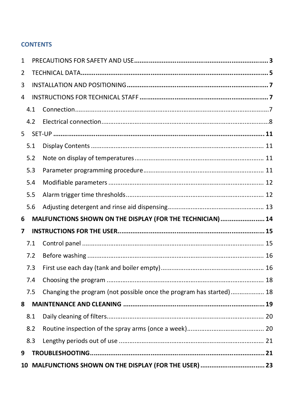 Smeg CWC611D User Manual