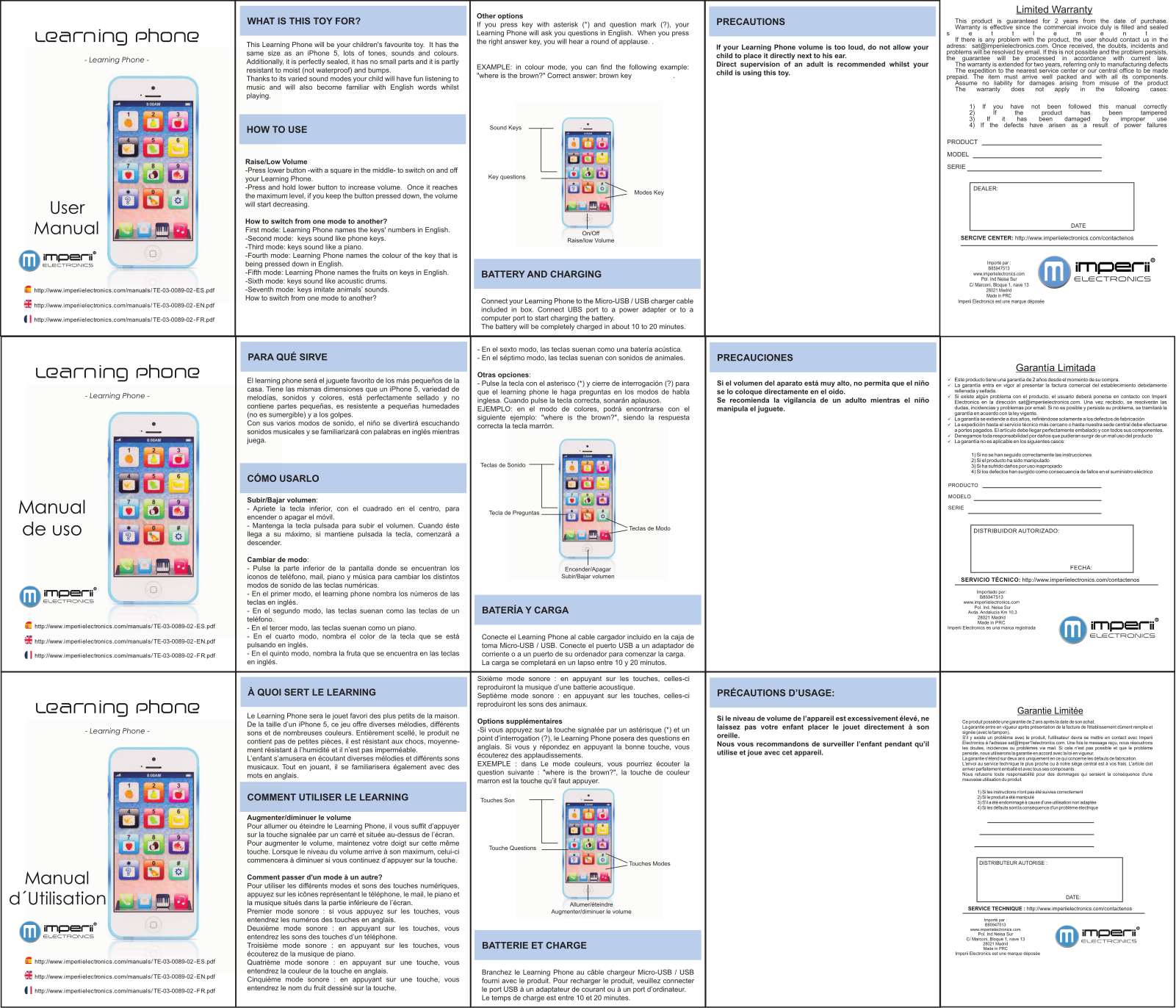 imperii Learning Phone User Manual - ManualMachine.com