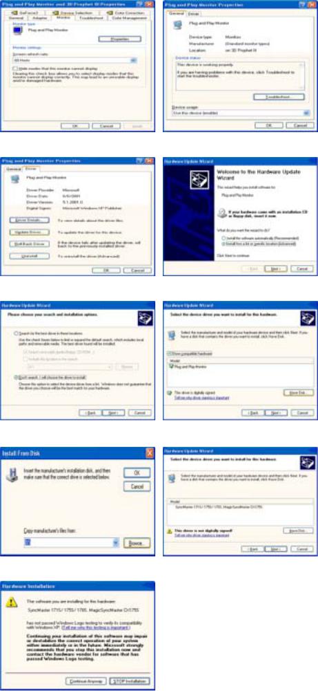 Samsung SYNCMASTER 793MB, SYNCMASTER 997DF, SYNCMASTER 795MB, SYNCMASTER 795DF, SYNCMASTER 797DF User Manual