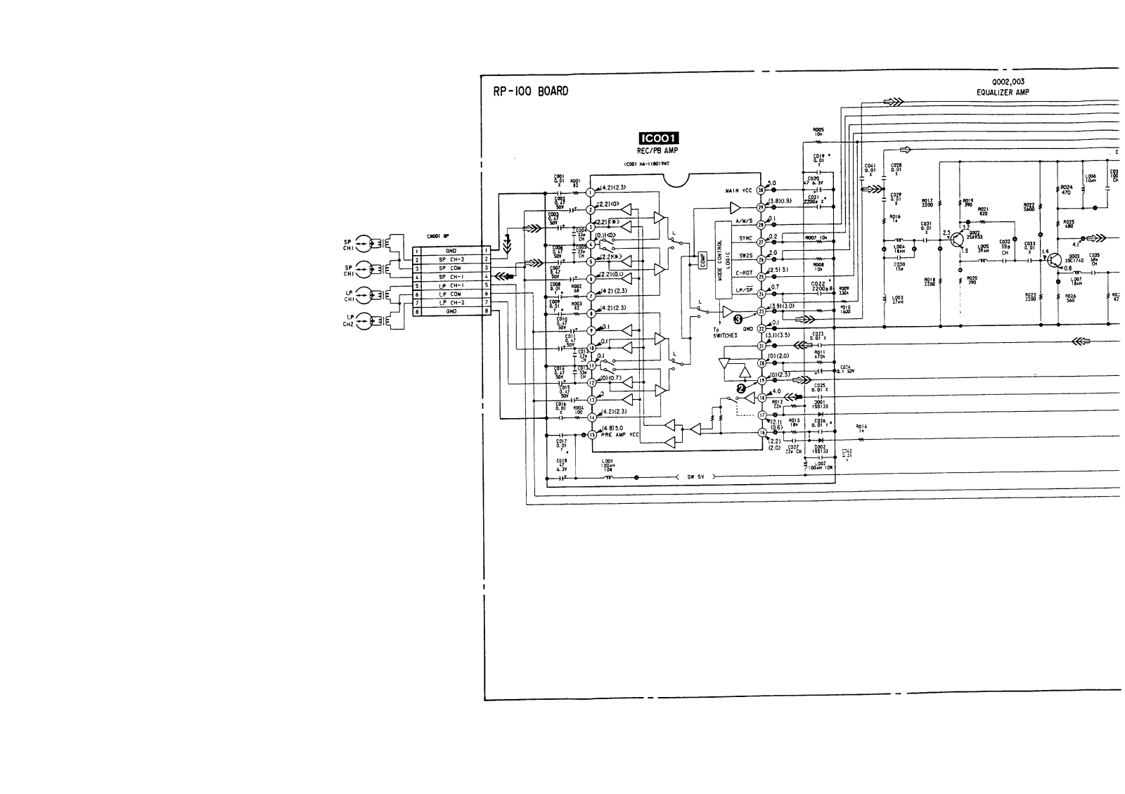 SONY SLV-373 SHEMATICS