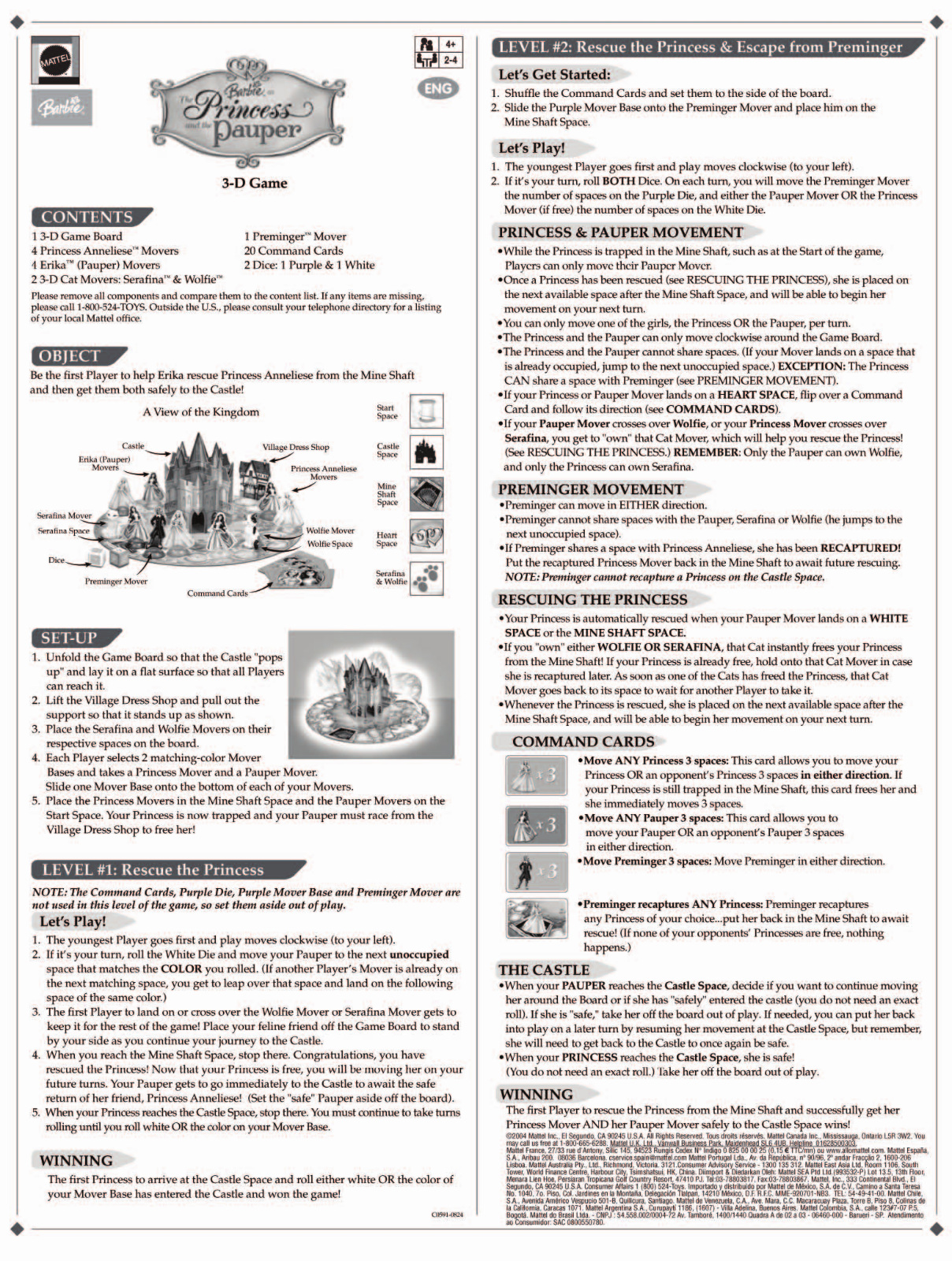 Fisher-Price C0591 Instruction Sheet