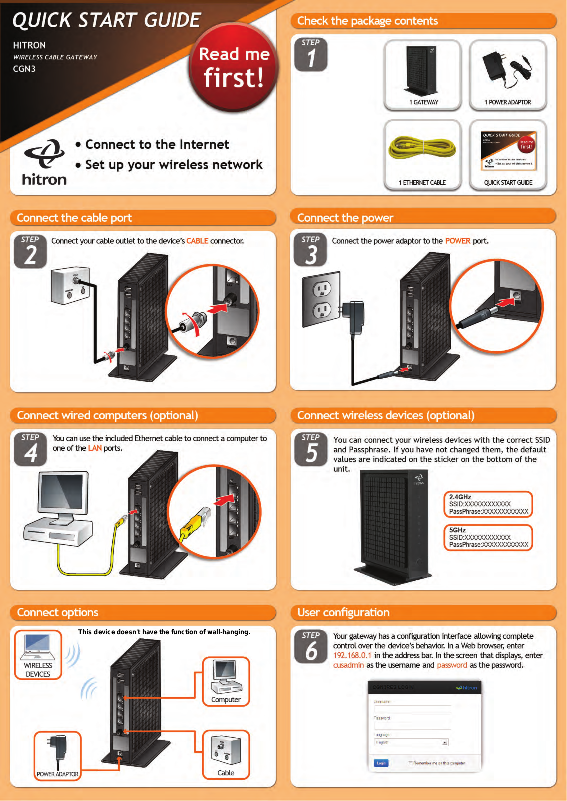 Hitron TECHNOLOGIES CGN31A User Manual