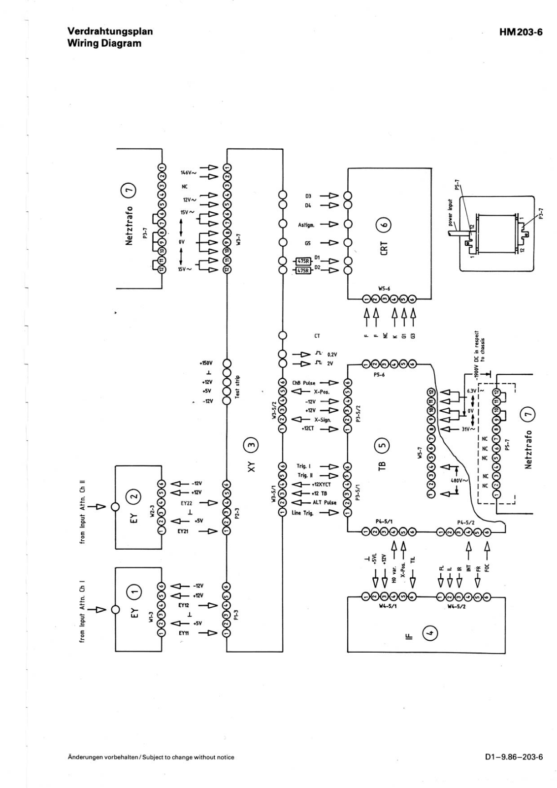 Hameg HM203-6 User Manual