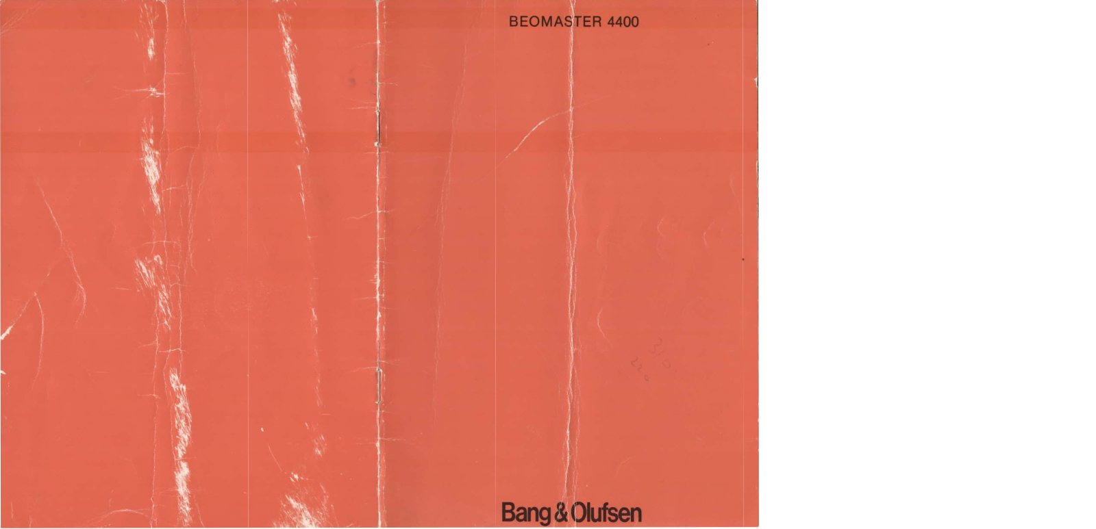 Bang Olufsen Beomaster 4400 Owners Manual