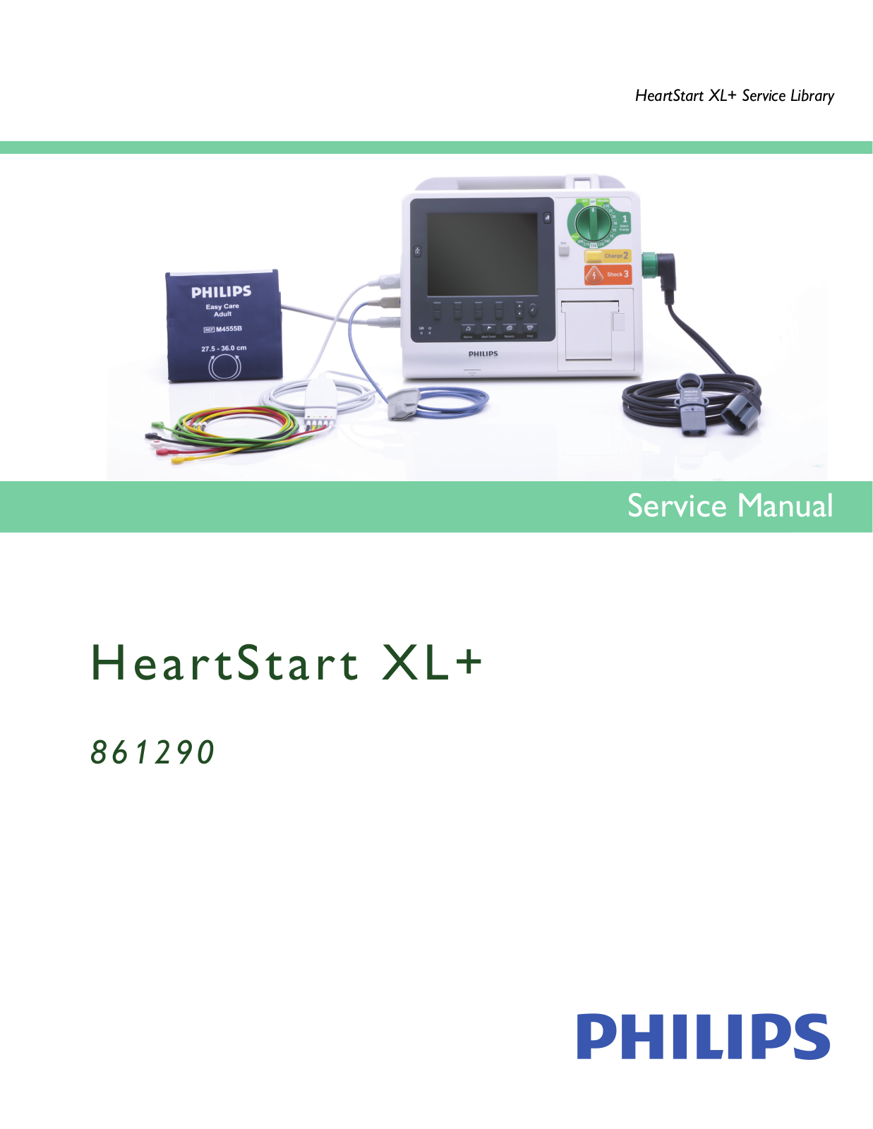 Philips HeartStart XL+, 861290 Service Manual