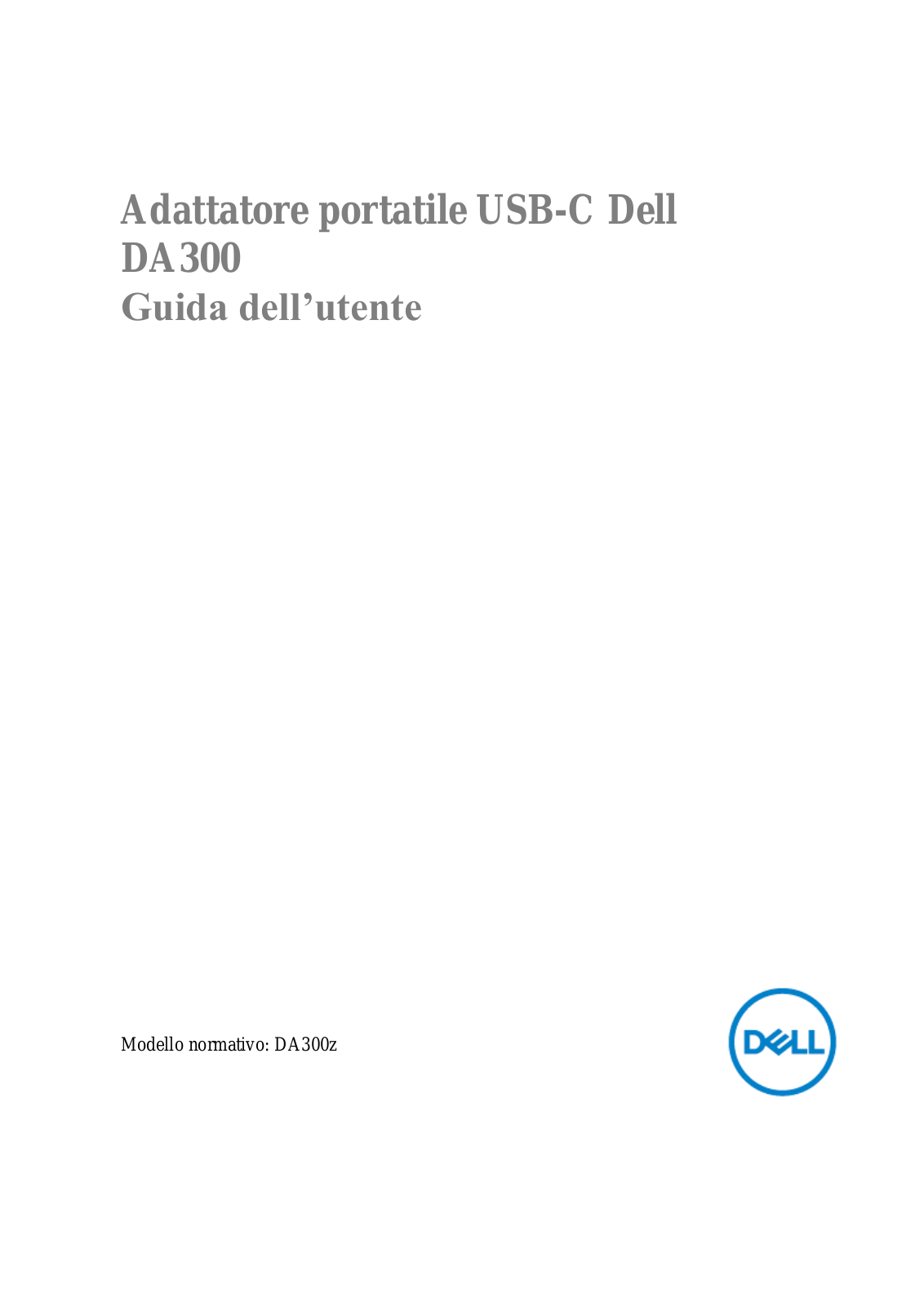 Dell DA300 User Manual