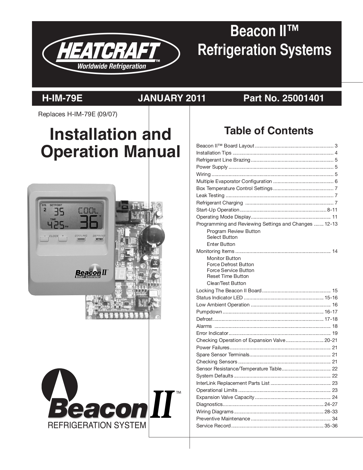 Heatcraft Refrigeration Products H-IM-79E User Manual