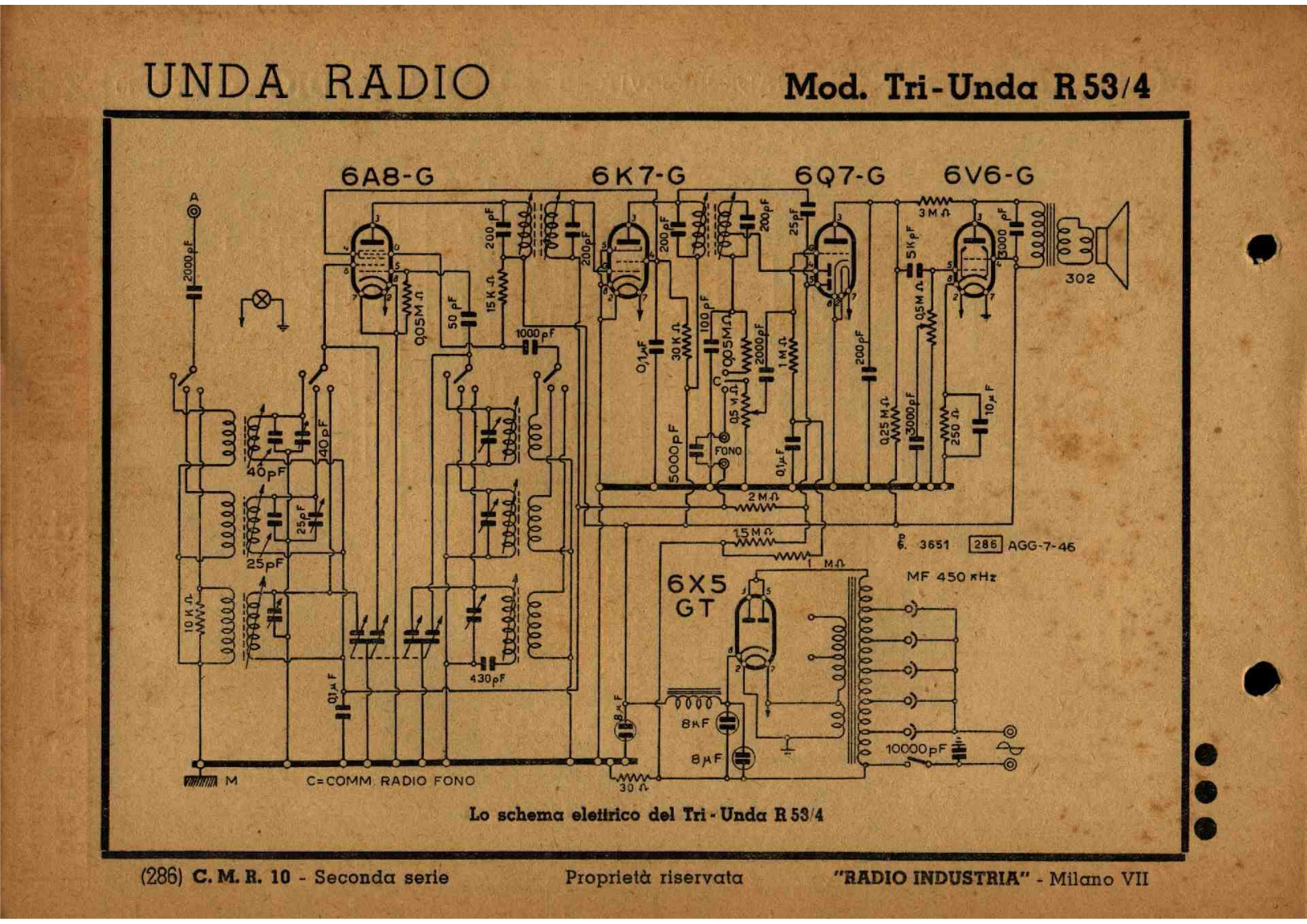 Unda Radio r53 4 schematic