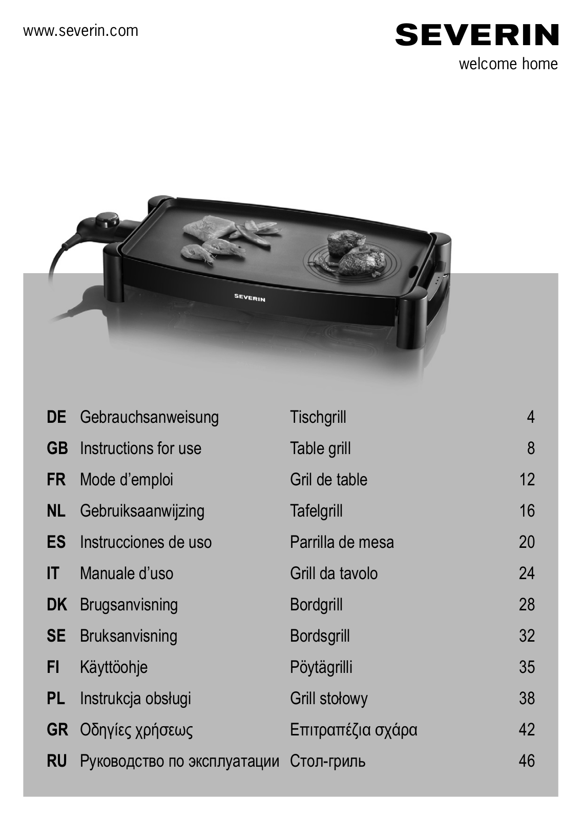 Severin KG 2388 operation manual