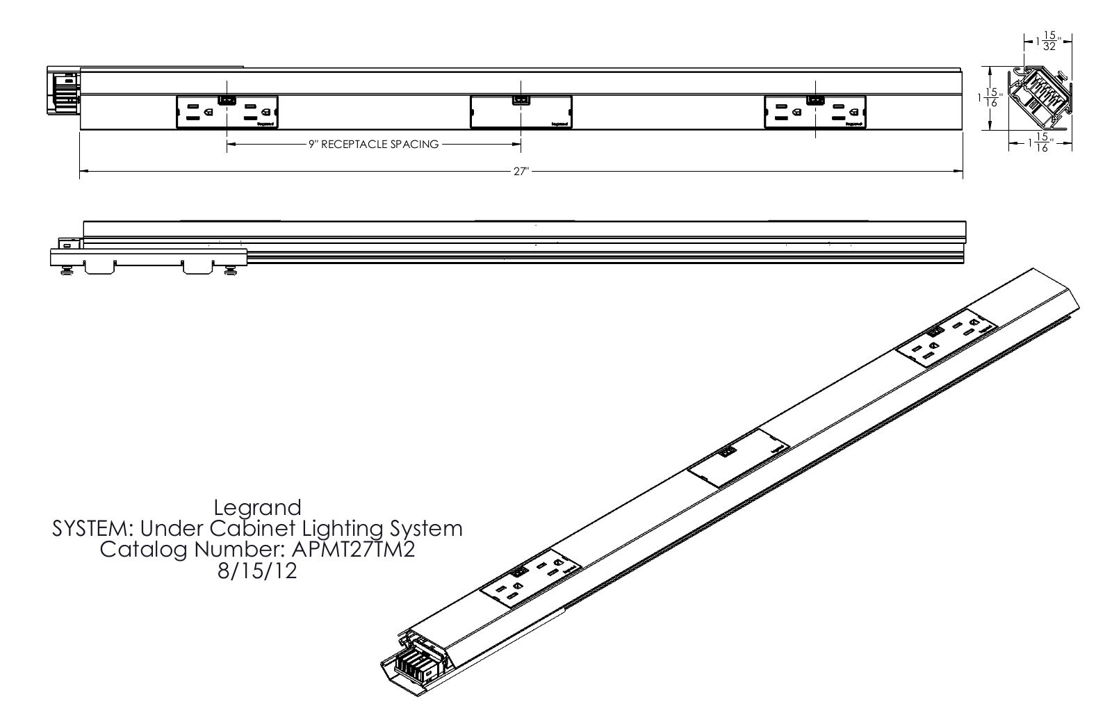 Legrand LEE1995 Dimensions - ManualMachine.com