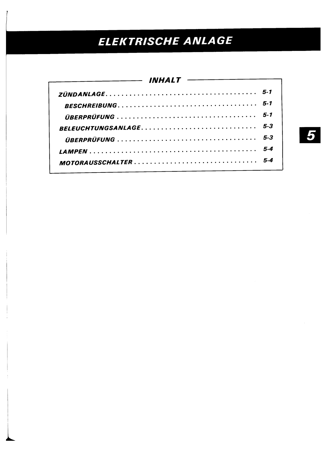 Suzuki DR350 Service Manual 05 Elektrische Anlage