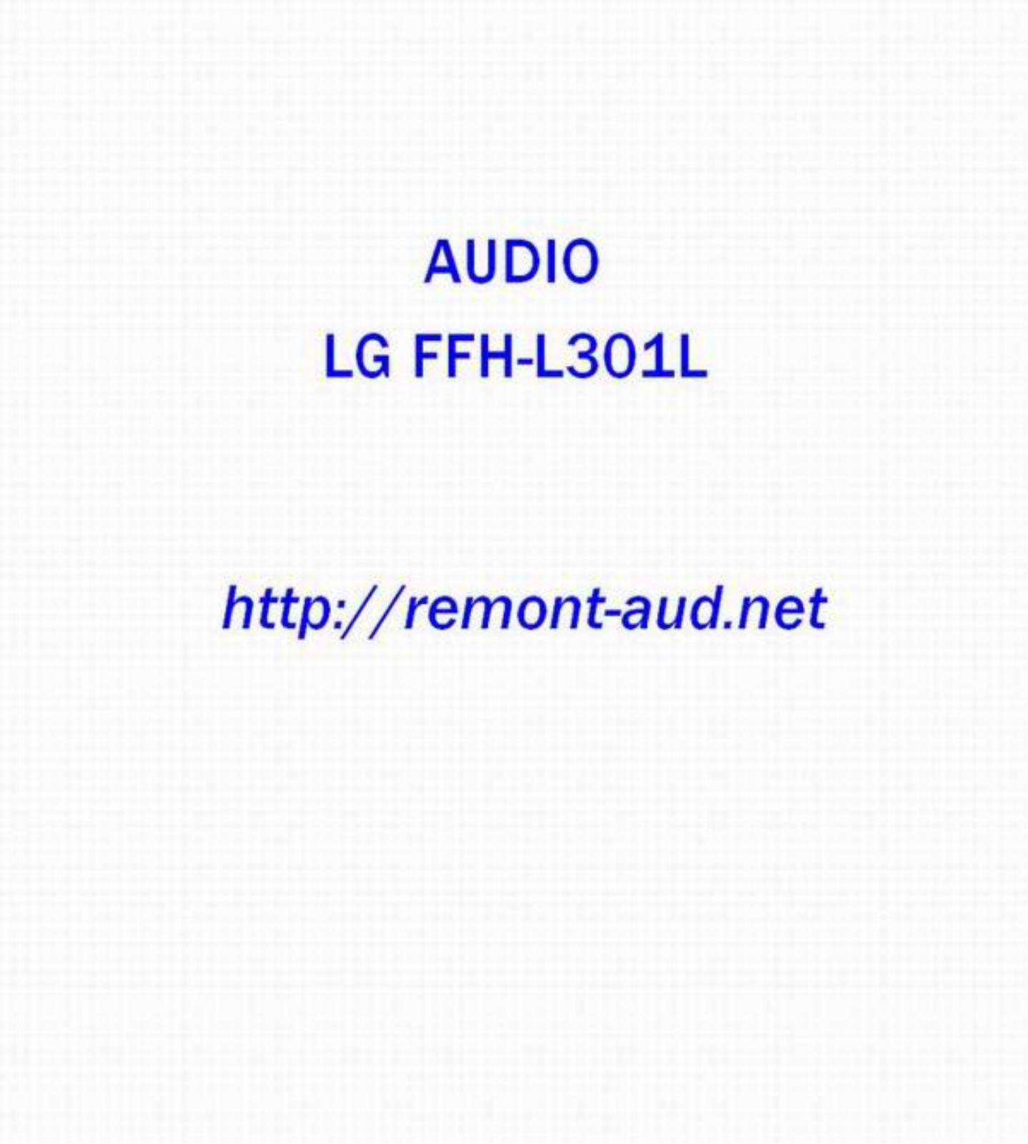LG FFH-L301L Schematic