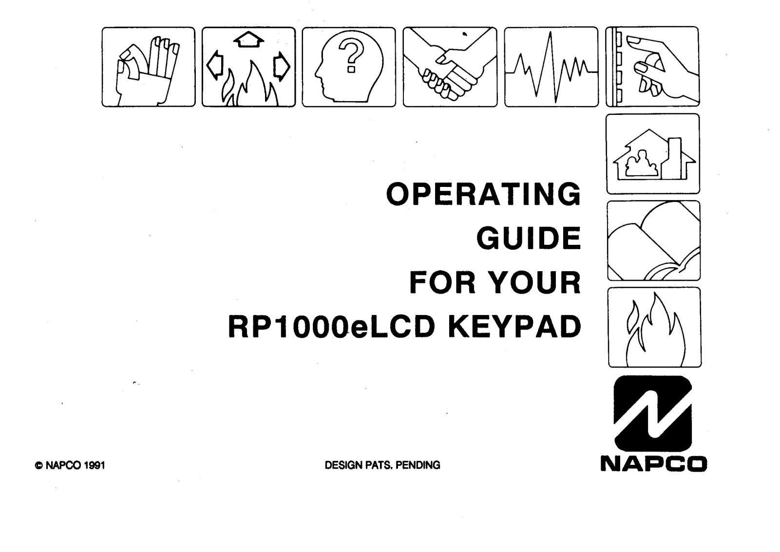 Magnum alert RP1000ELCD KEYPAD User Manual