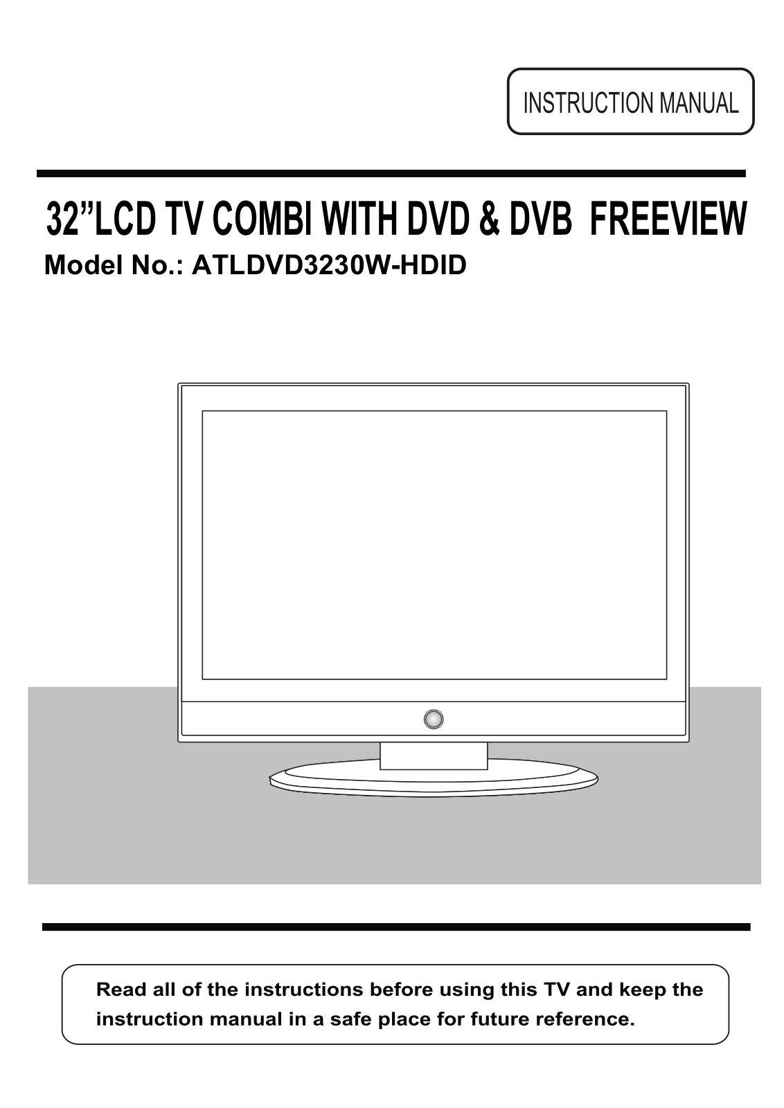 Akura ATLDVD3230W-HDID User's Manual