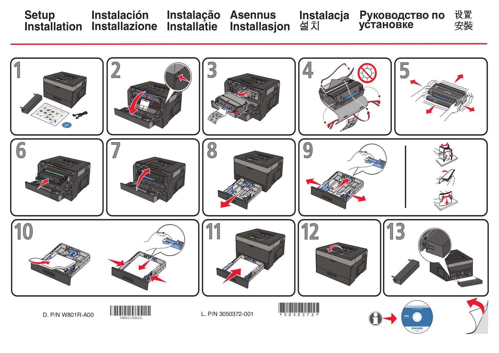 Dell W801R-A00, 3330dn, 3050372 User Manual