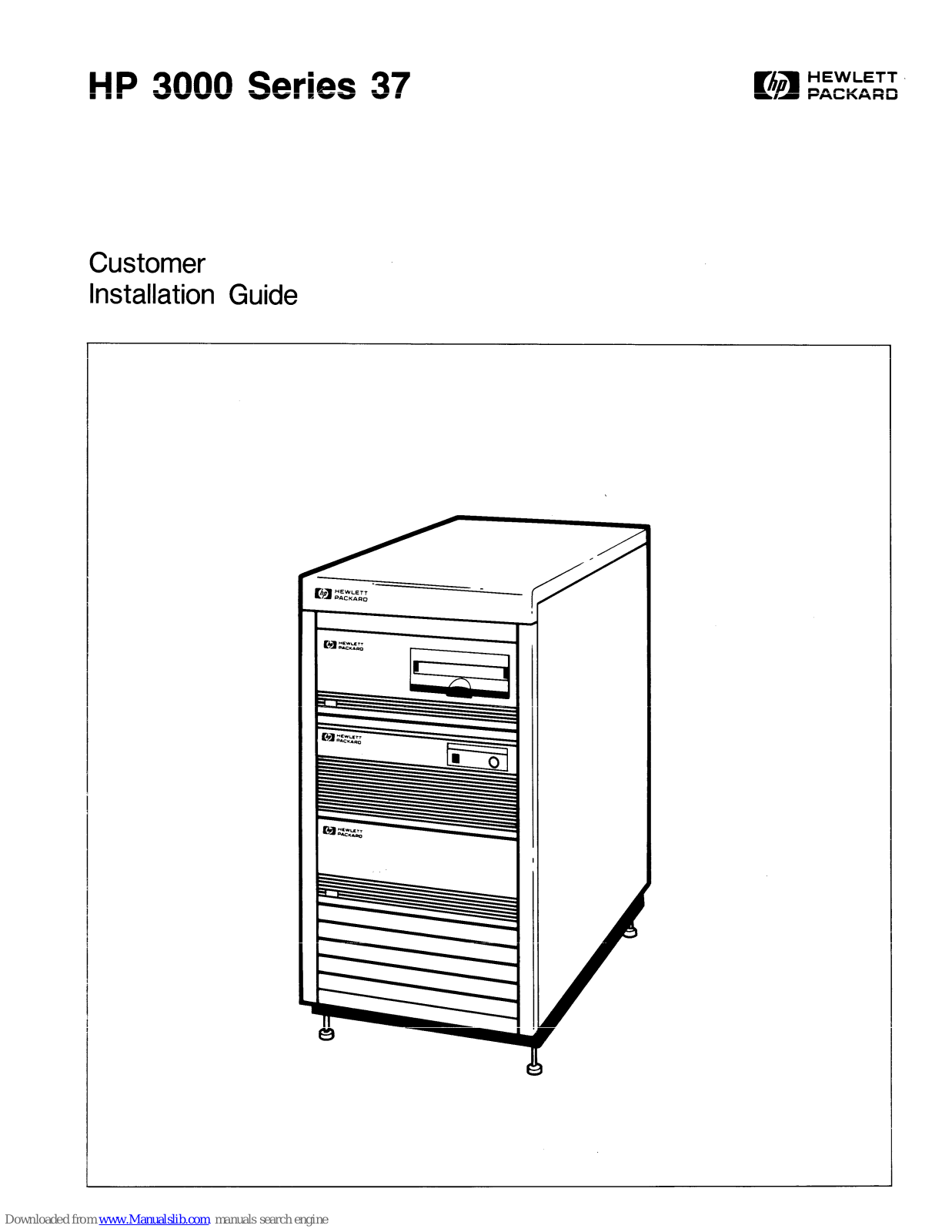 HP 3000 37 Installation Manual - ManualMachine.com