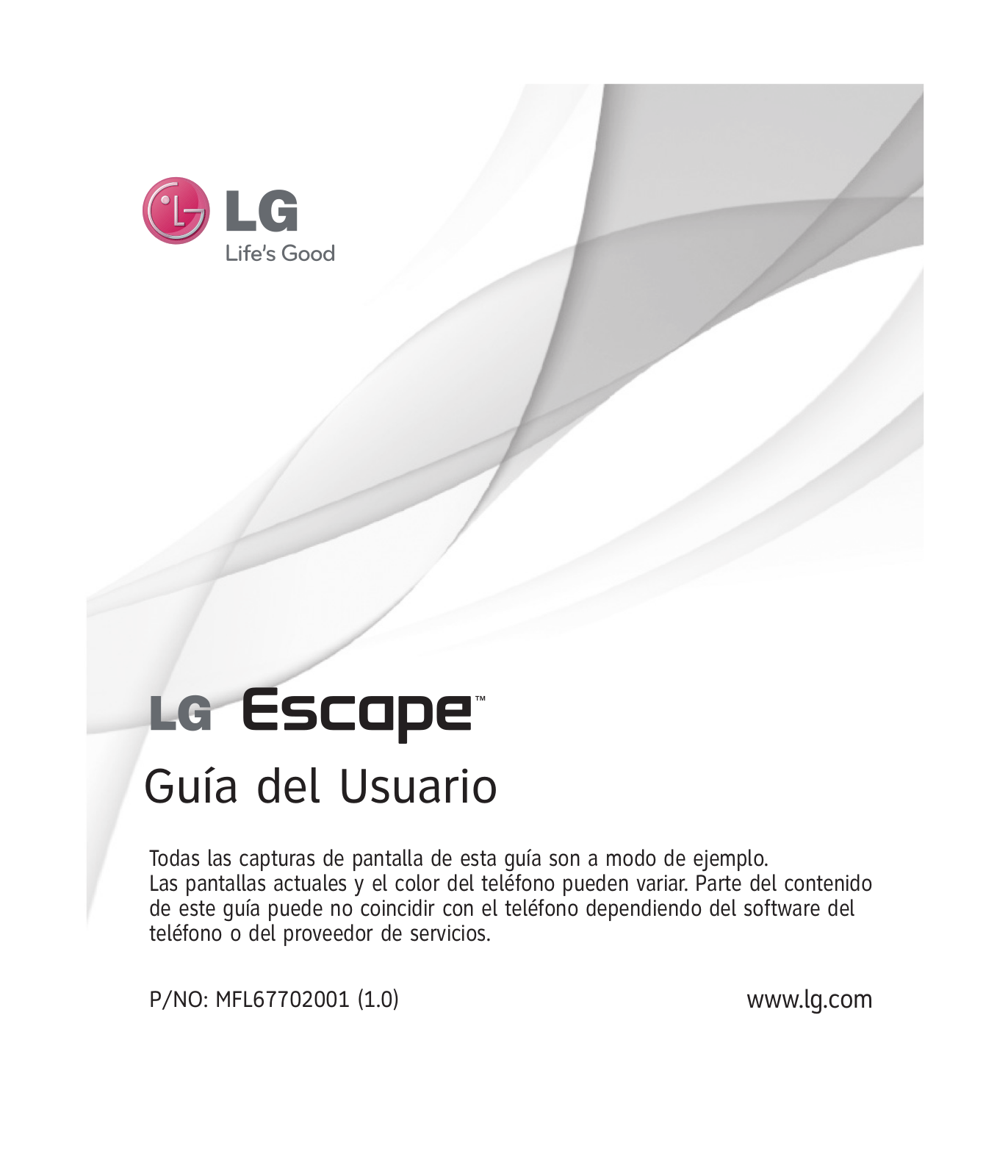 LG LGP870 Owner's Manual