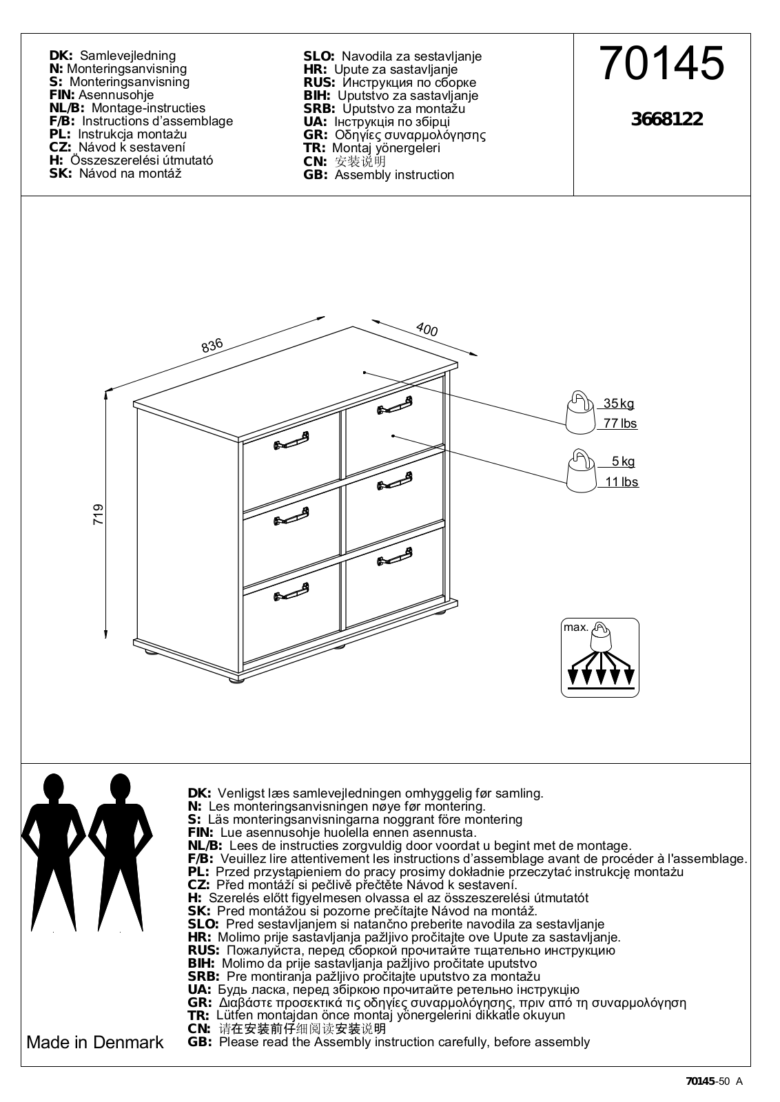 JYSK Ravnholt User Manual