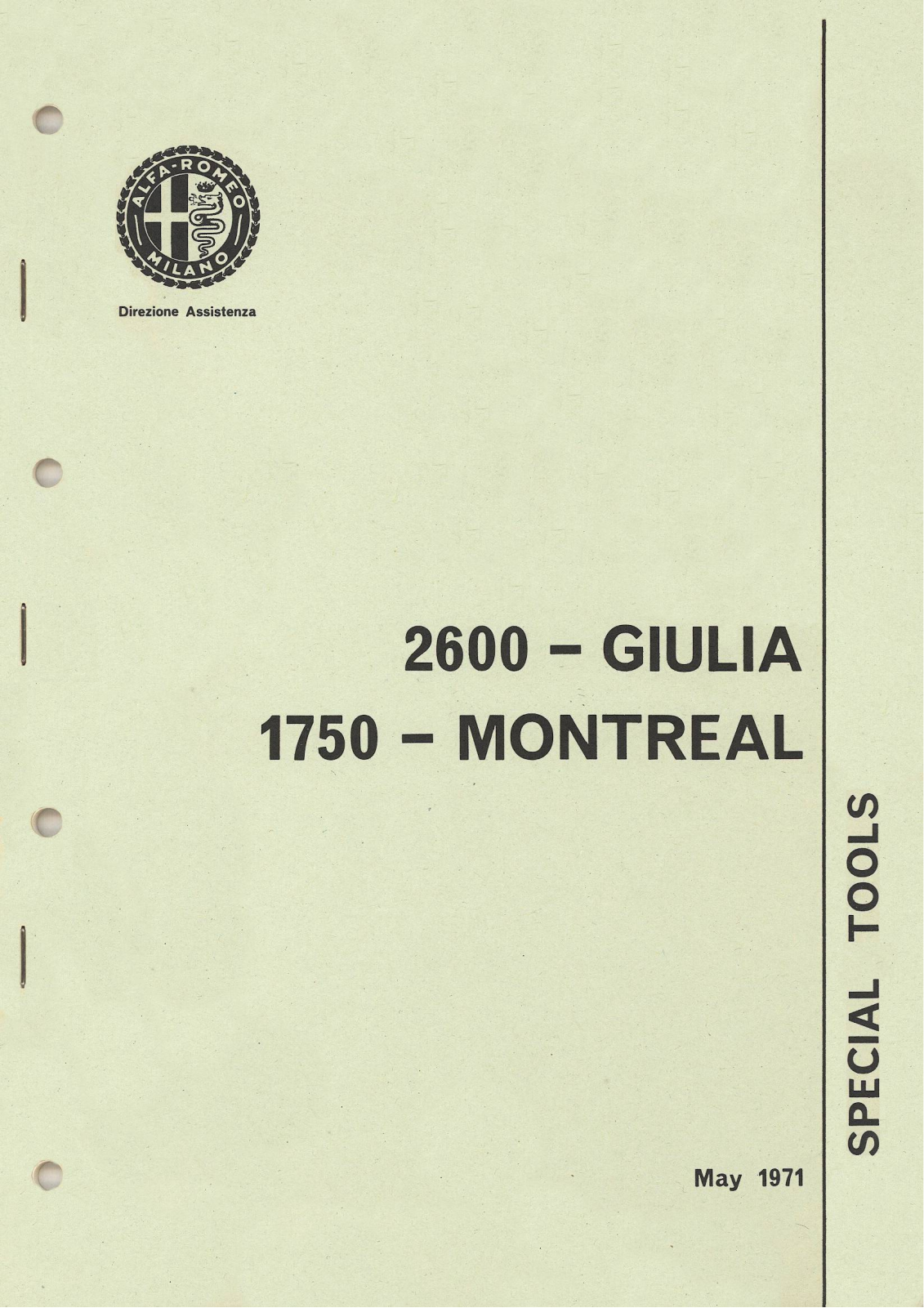 Alfa Romeo Giulia 1966 User Manual