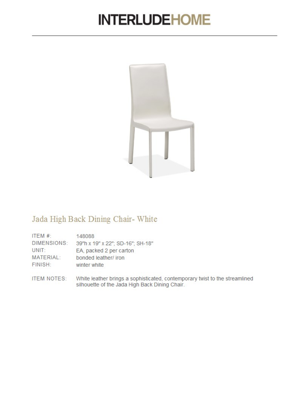 Interlude ILH2168 Specifications - ManualMachine.com